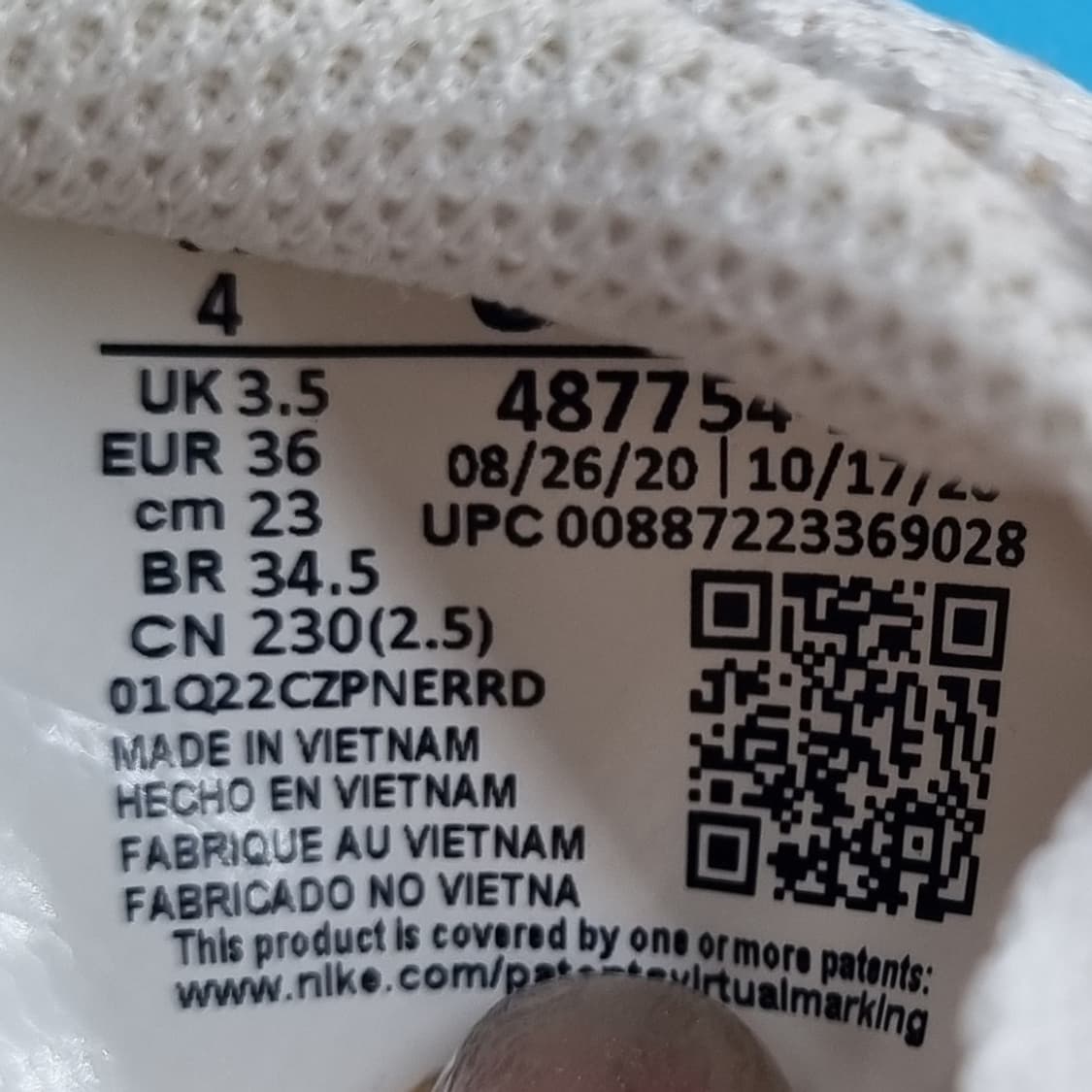 나이키 테일윈드79 흰검 여성운동화230  상품이미지6