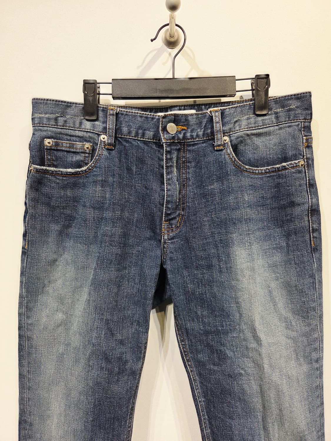 페이탈리즘 밑단 데미지 데님팬츠_48 상품이미지3