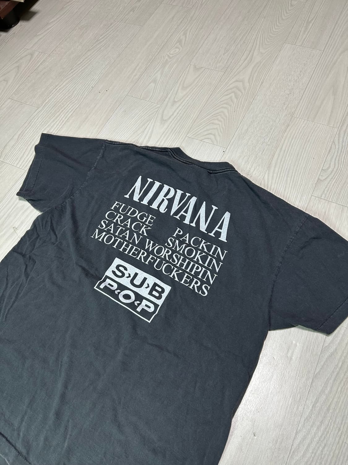 [XL] NIRVANA 너바나 밴드티 상품이미지3