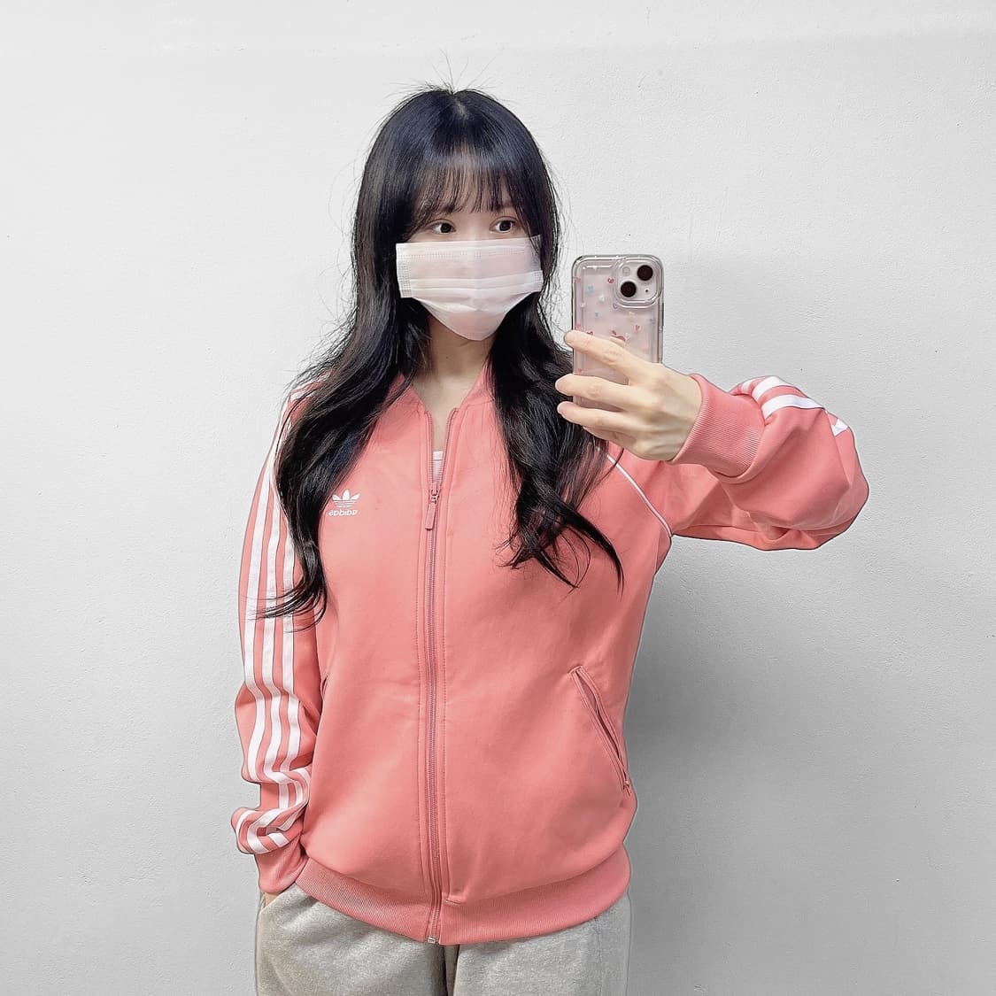 아디다스 슈퍼스타 트랙탑 져지 핑크 상품이미지1