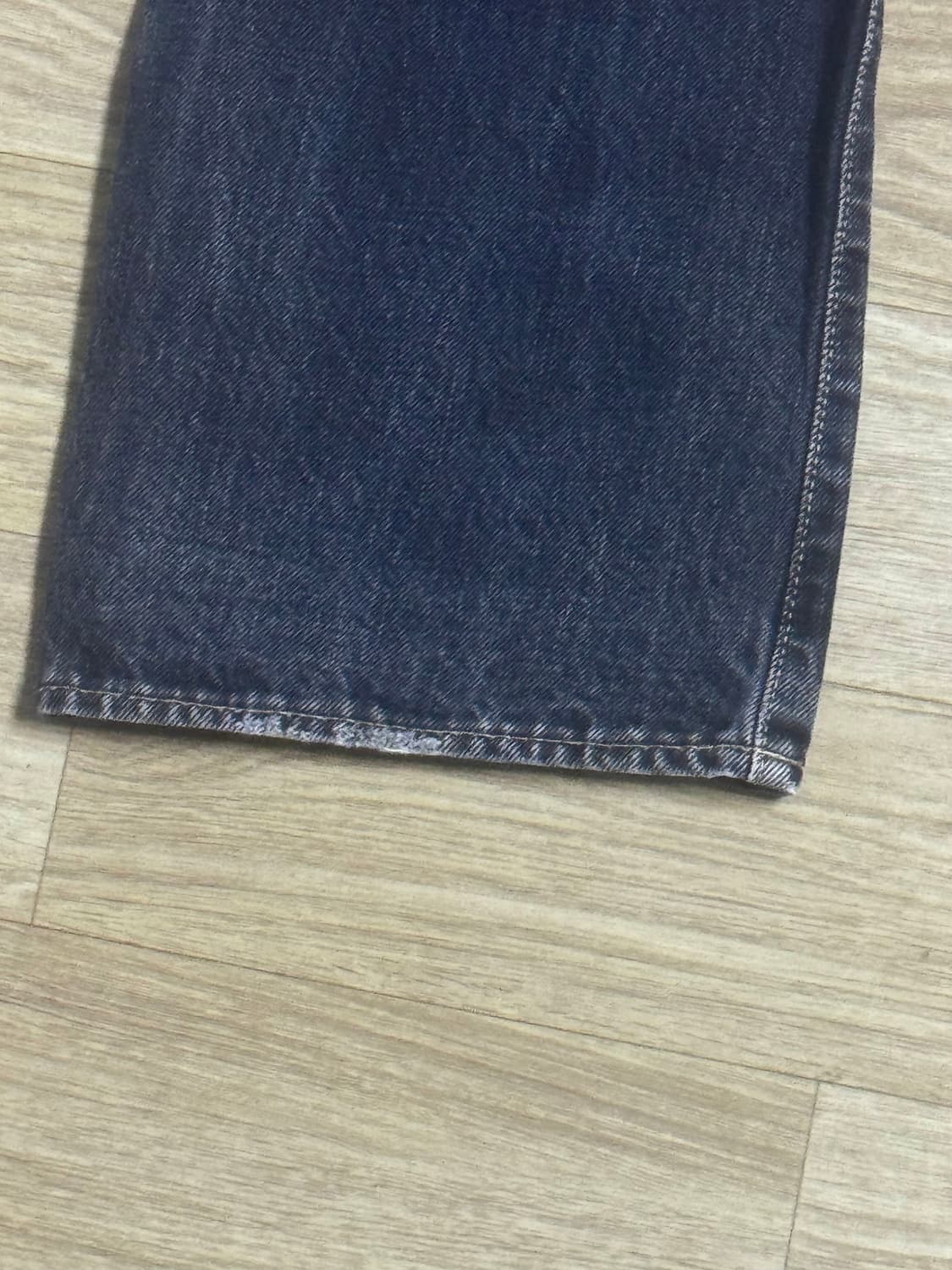 Made in USA 더블알엘 흑청 데님 상품이미지7