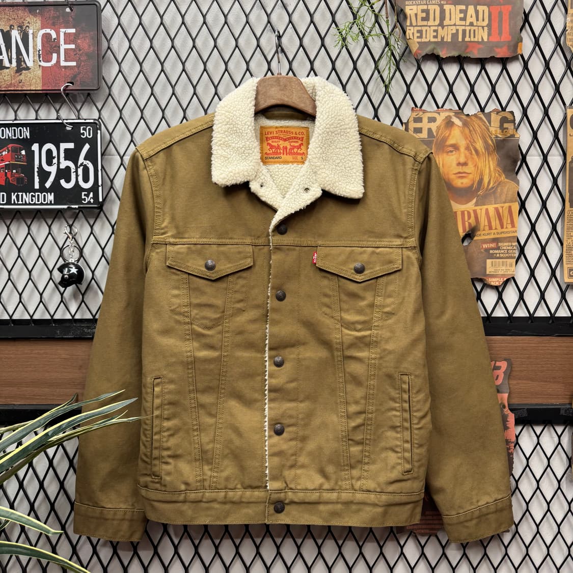 리바이스 타입 3 쉐르파 트러커 자켓 베이지 S 상품이미지1