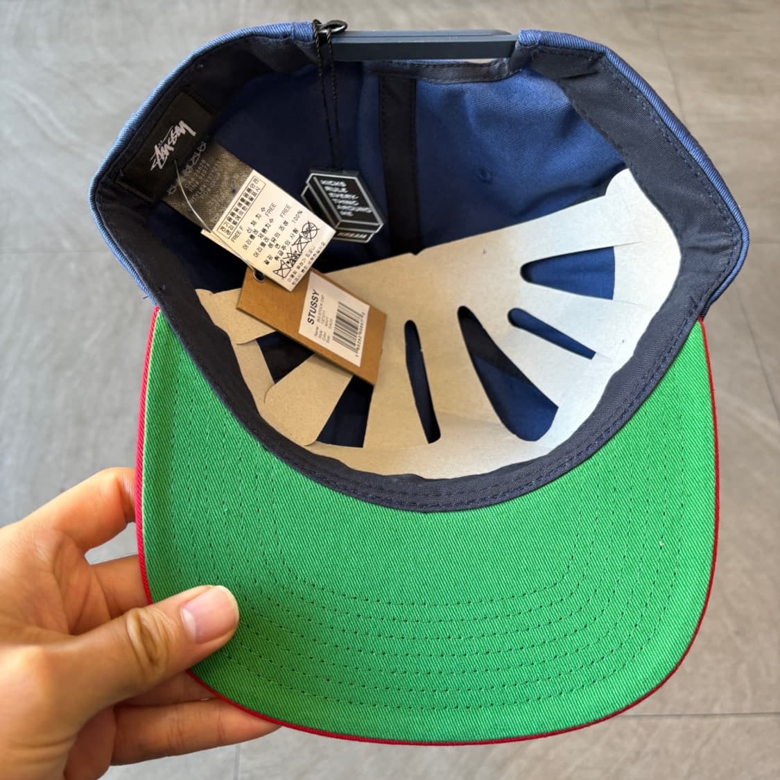 스투시 빅 스탁 네이비 캡 모자 상품이미지6
