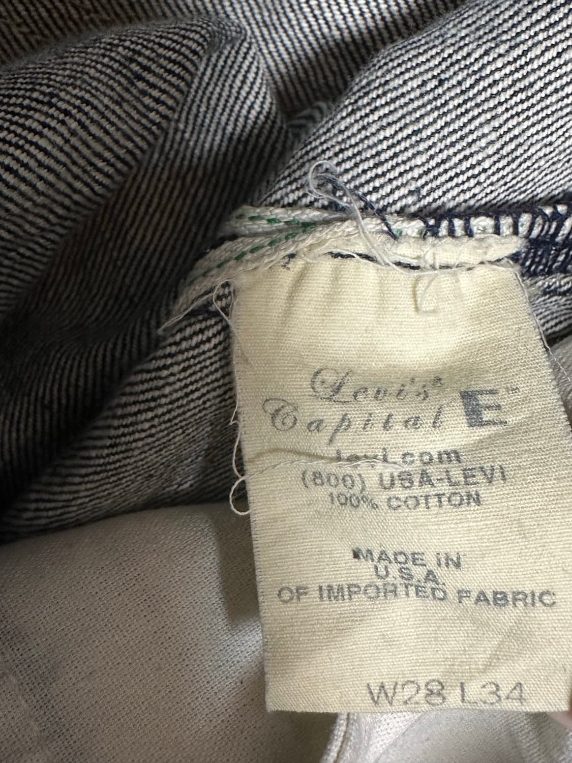 리바이스 캐피탈E 501 USA 셀비지 상품이미지4