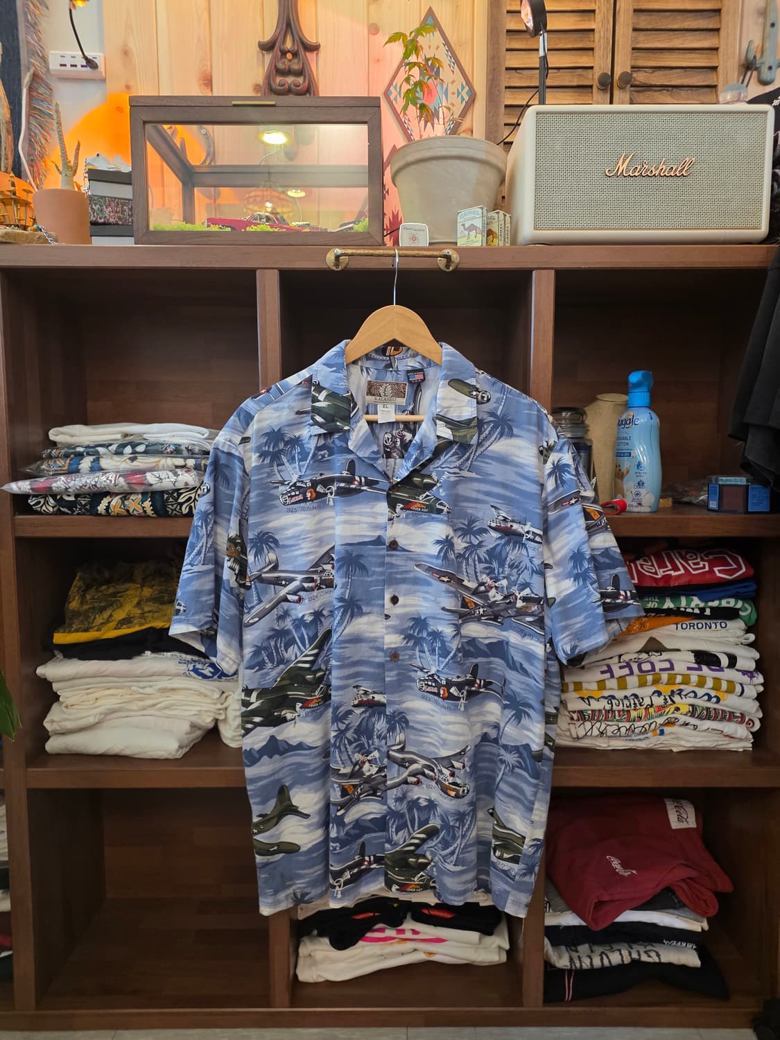 KALAHEO Made in Hawaii Rayon Shirt XL 상품이미지1