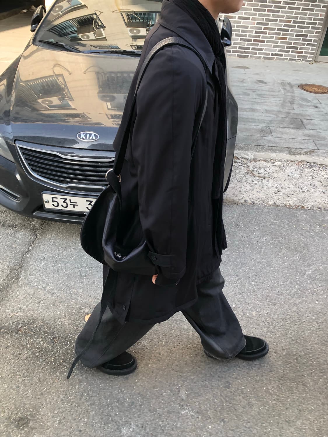 버버리  하이넥 싱글 코트 상품이미지3