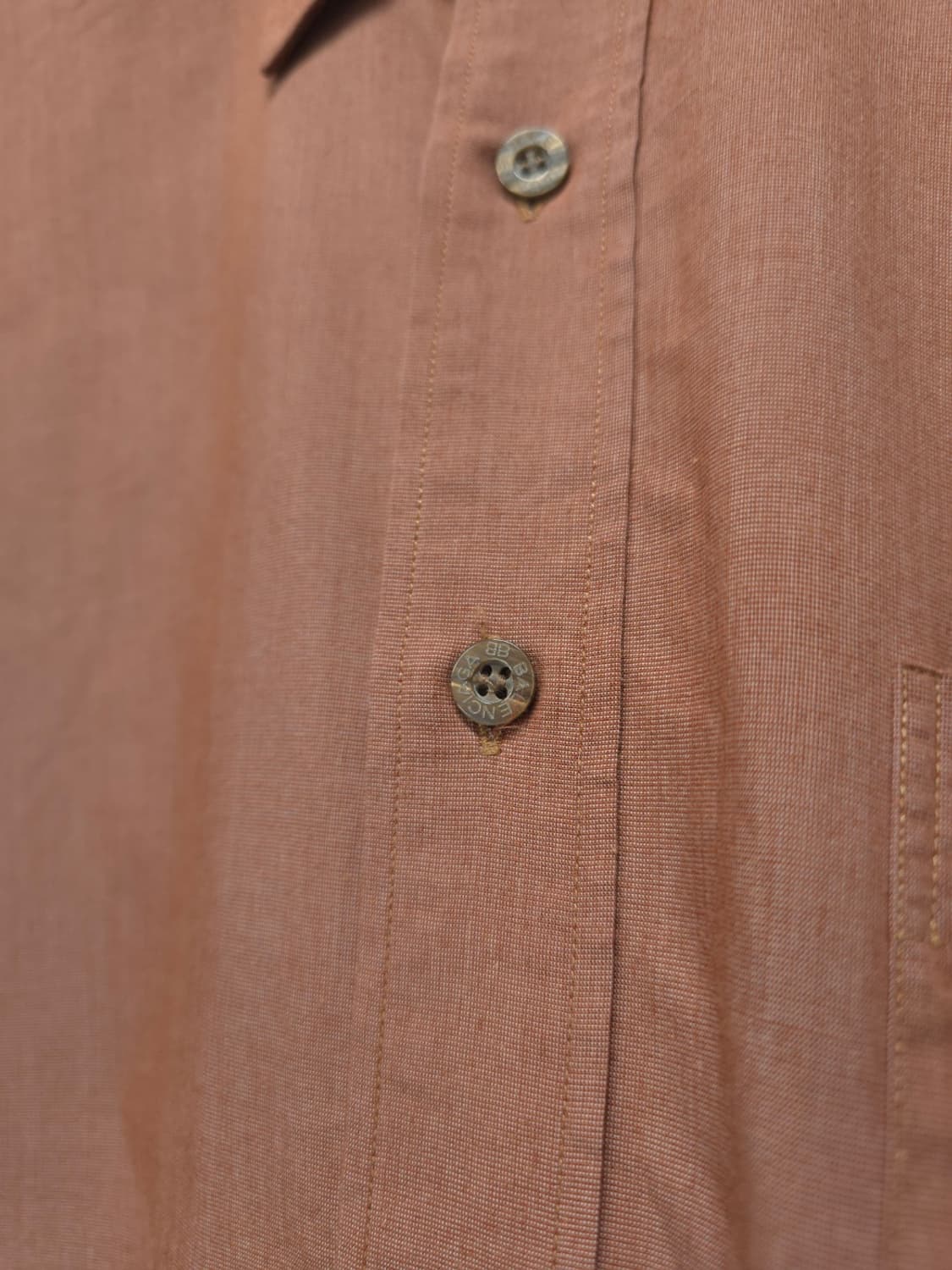 발렌시아가 90's 빈티지 브라운 긴팔 봄여름 셔츠 (95) 상품이미지5