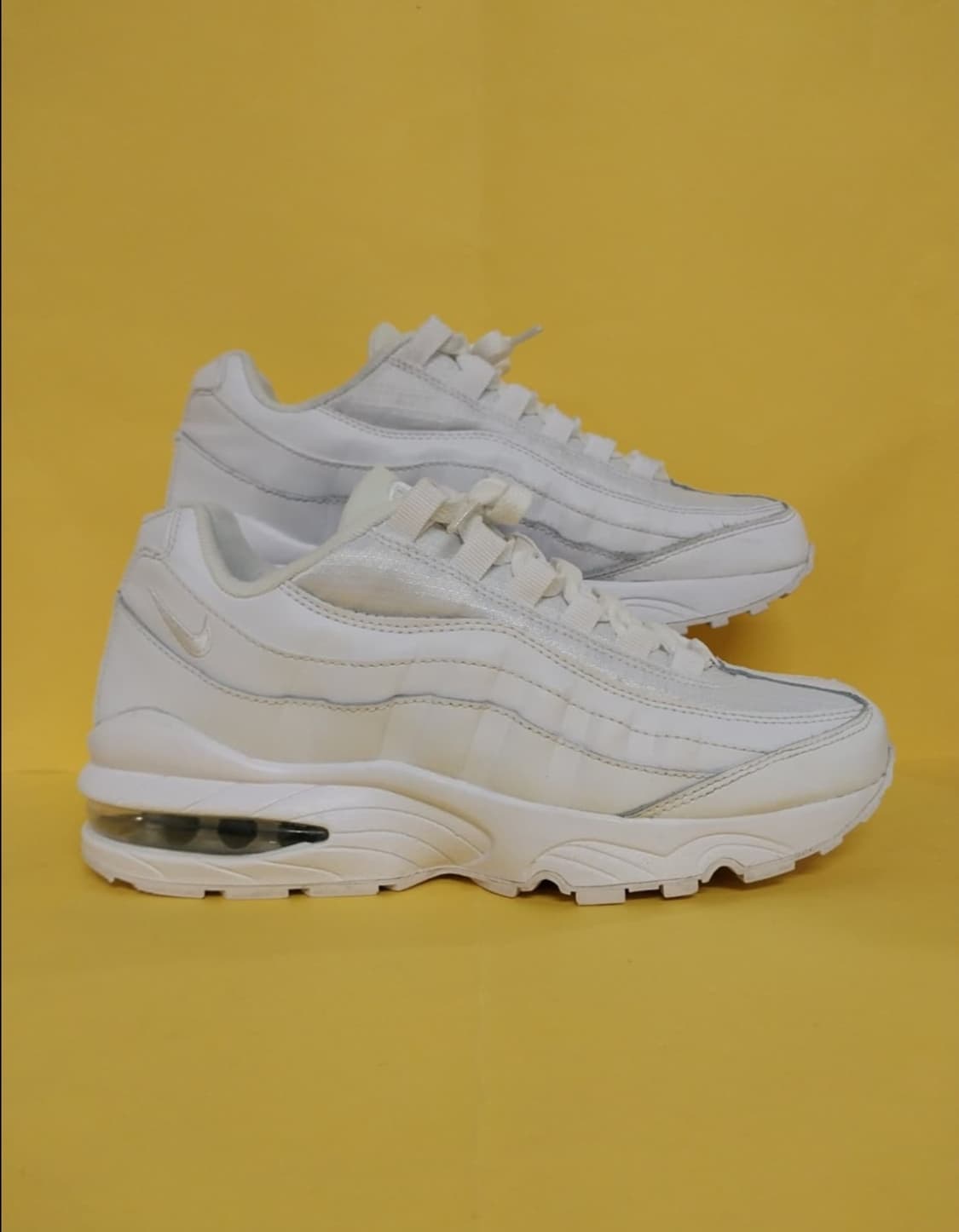 남성 나이키 에어맥스 95 트리플화이트 운동화 (240) 상품이미지3