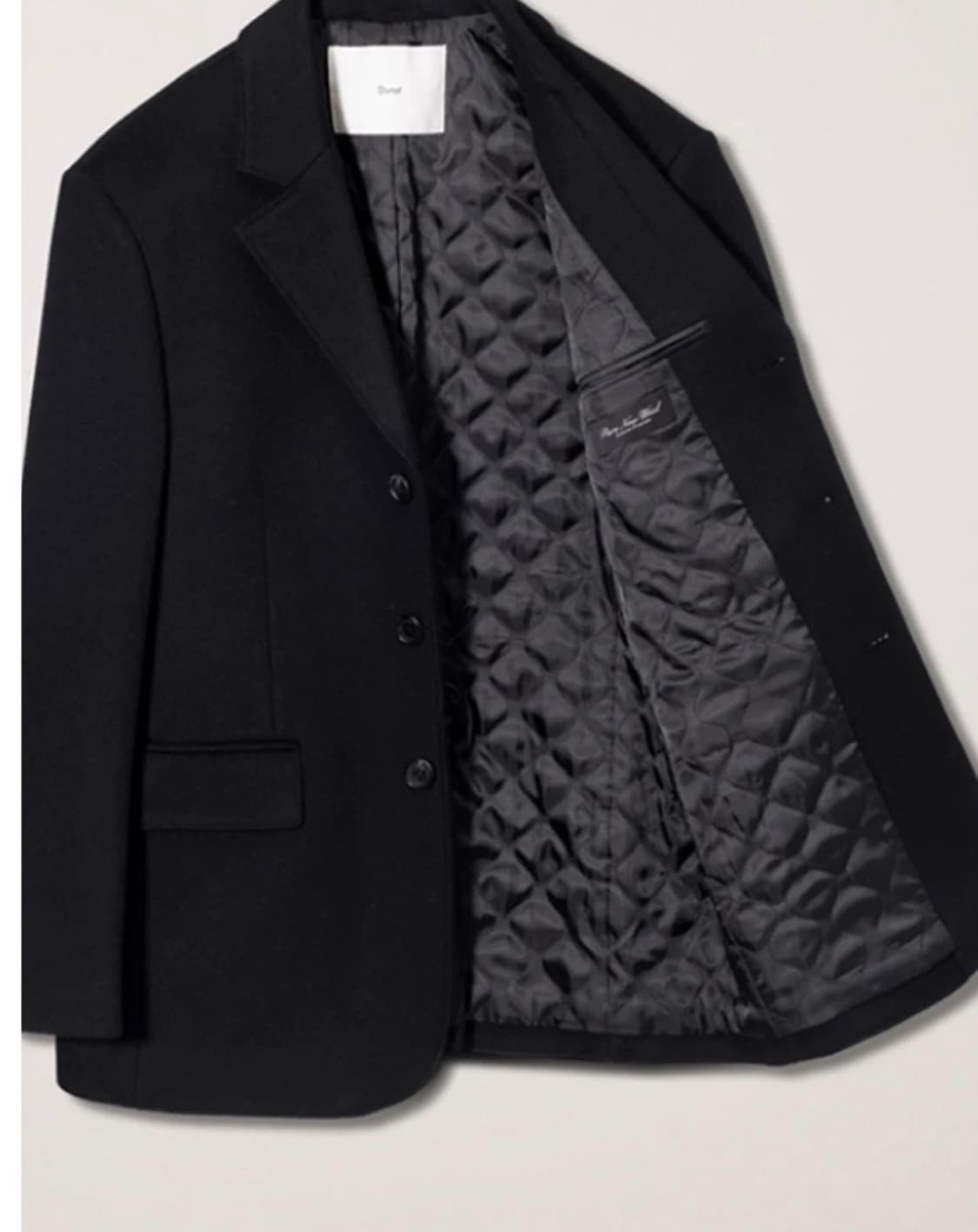 던스트 dunst 3버튼 캐시미어 자켓 팝니다.(블랙/xs)  상품이미지1