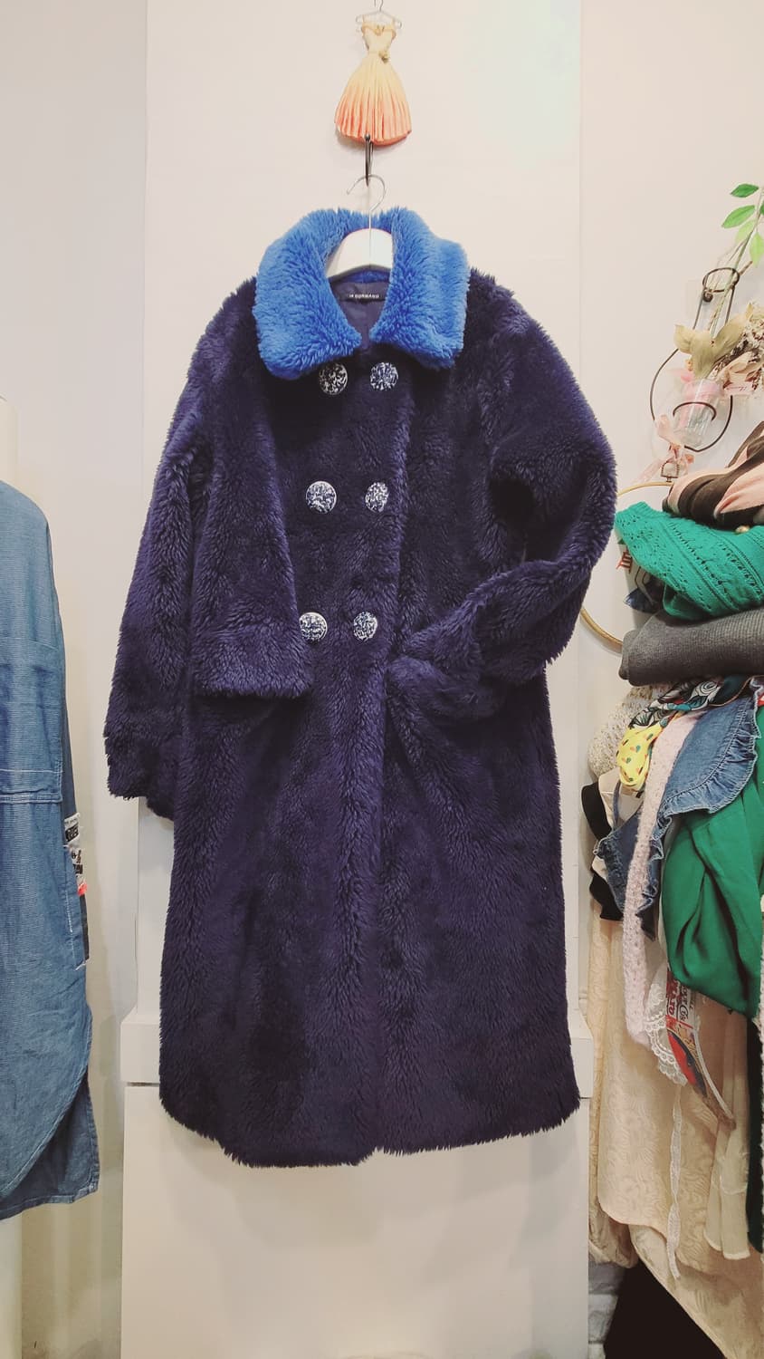 르꼬르망 양털 퍼코트 상품이미지3