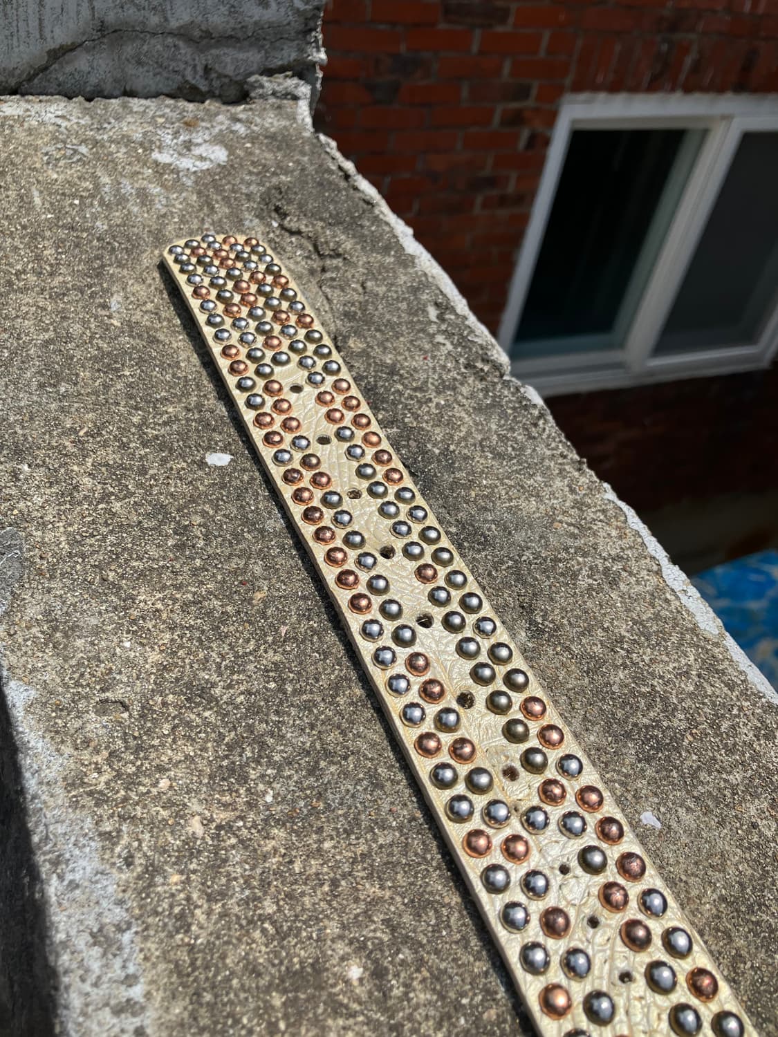 화이트 웨스턴 크로코 징 레더 벨트 상품이미지5