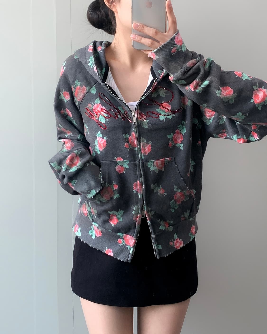 그레일즈 플라워 더티집 후디  상품이미지3