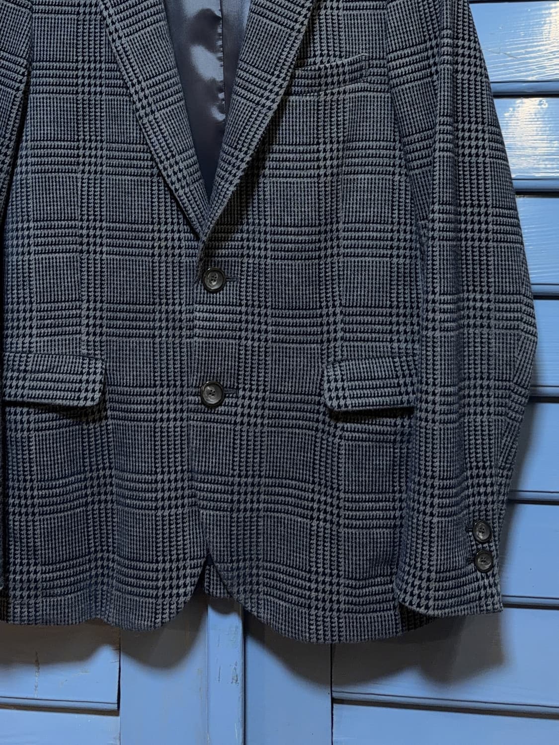 블루블루 Japan 하운드투스 체크 자켓 상품이미지3