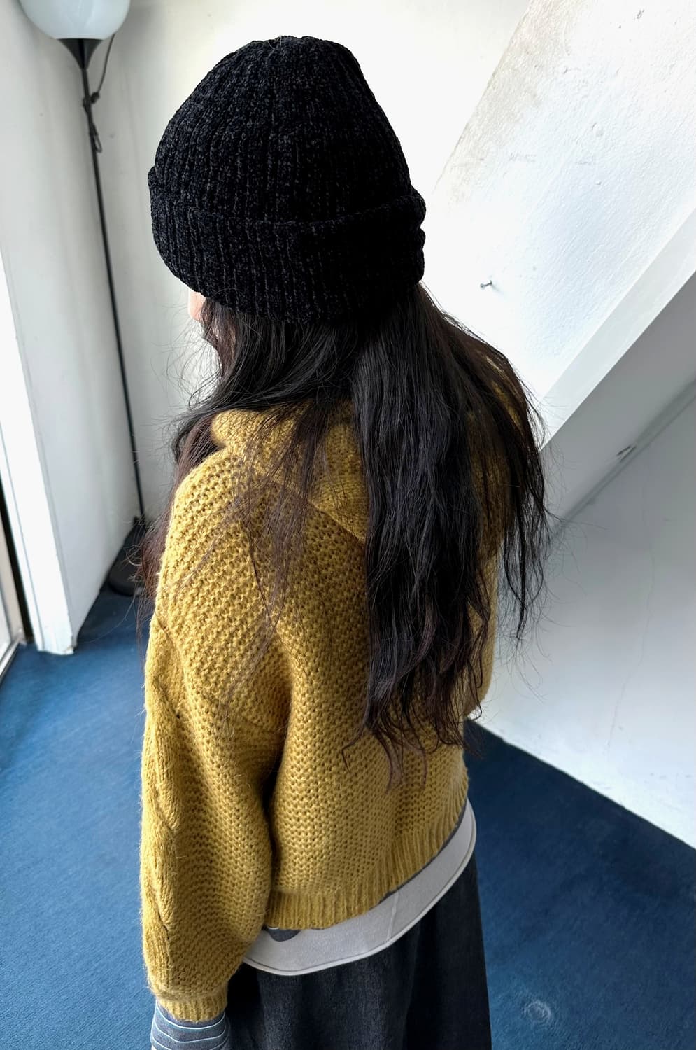 Coludy touch fabric knit cap 상품이미지6