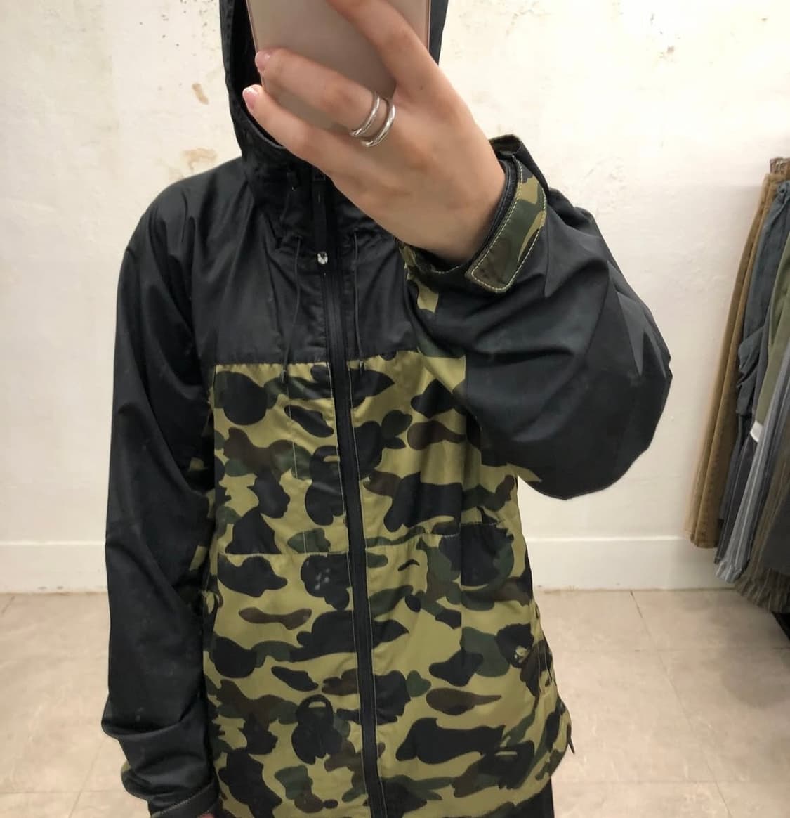 베이프 카모 자켓 상품이미지2
