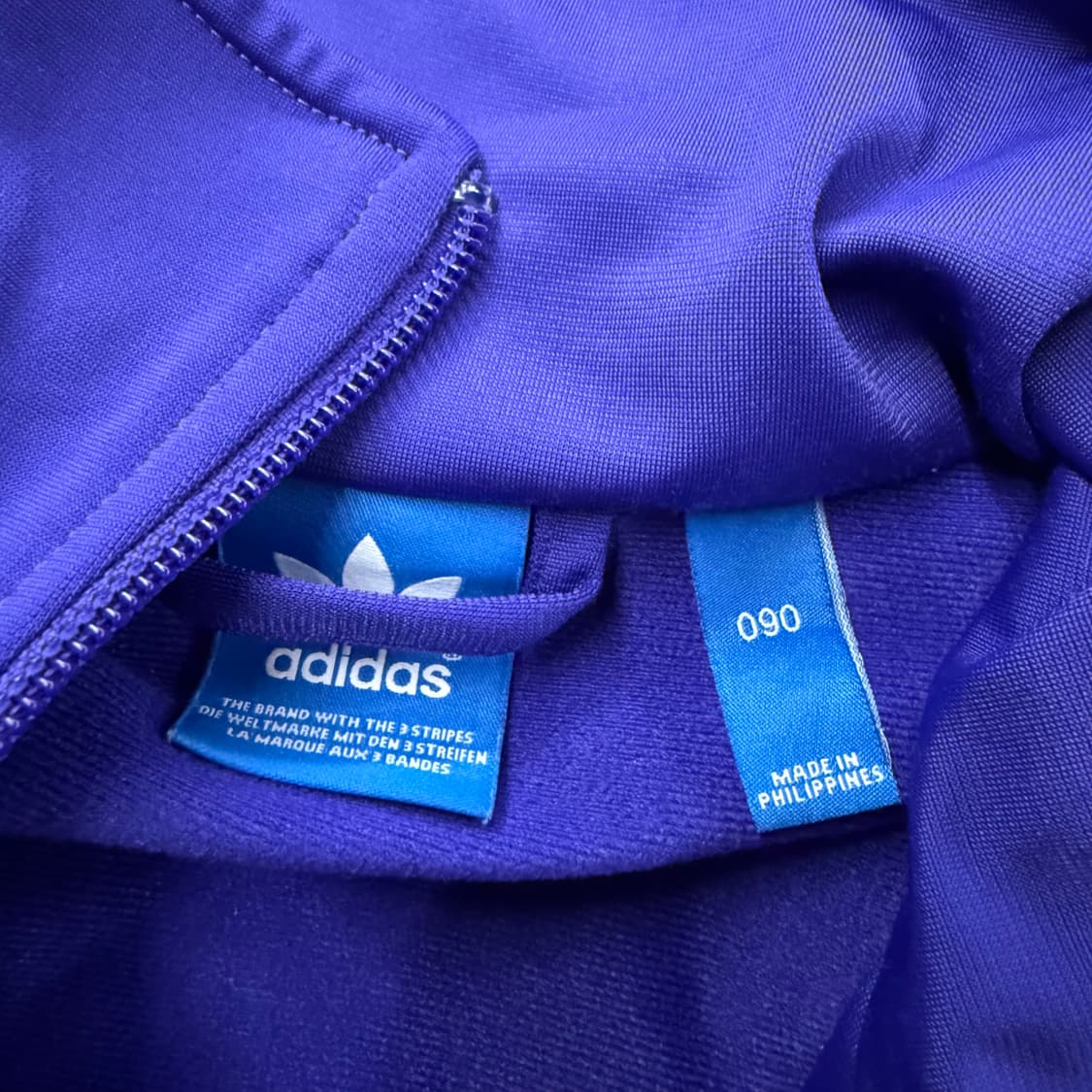 [정품/90] 아디다스 삼선 트랙탑 퍼플 져지 b18 상품이미지5