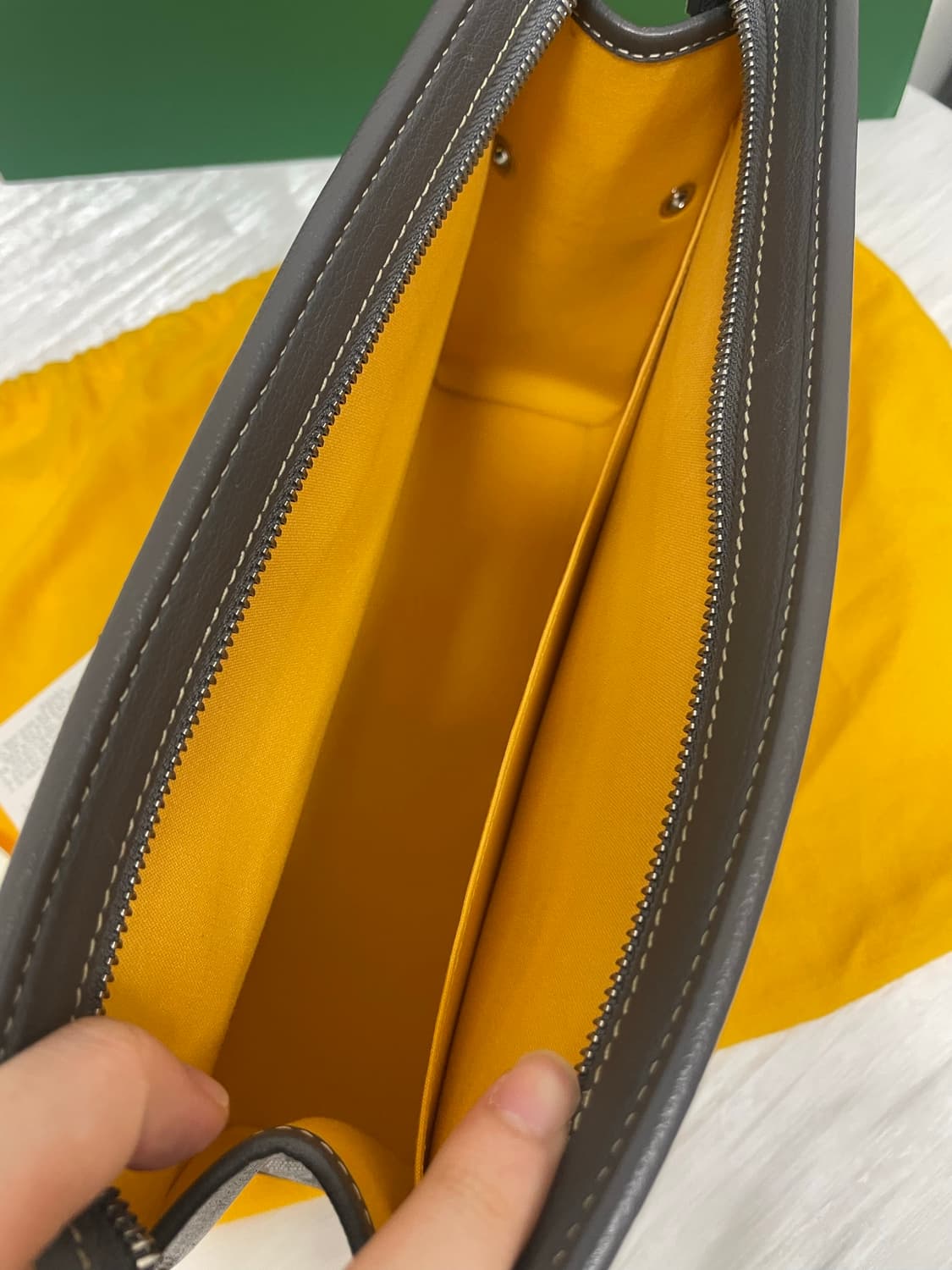 고야드 쥬방스 스페셜 컬러 그레이 GM 상품이미지6
