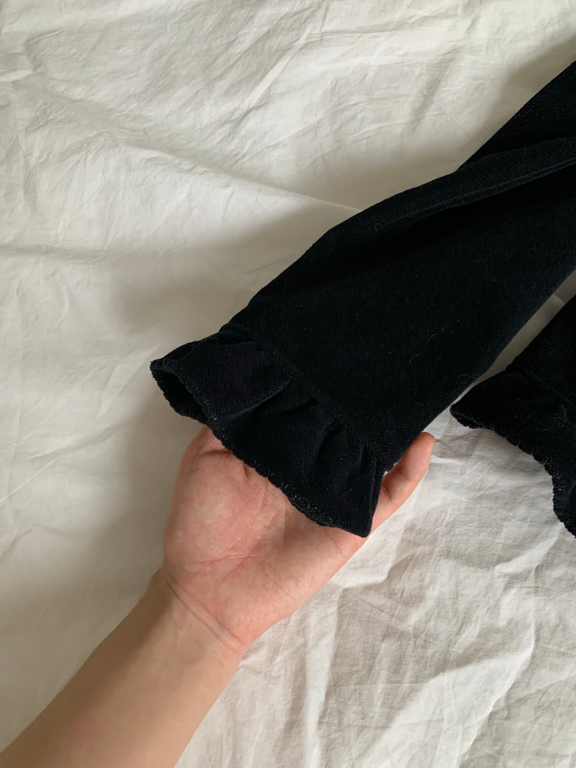 벨벳 프릴 가디건 상품이미지3