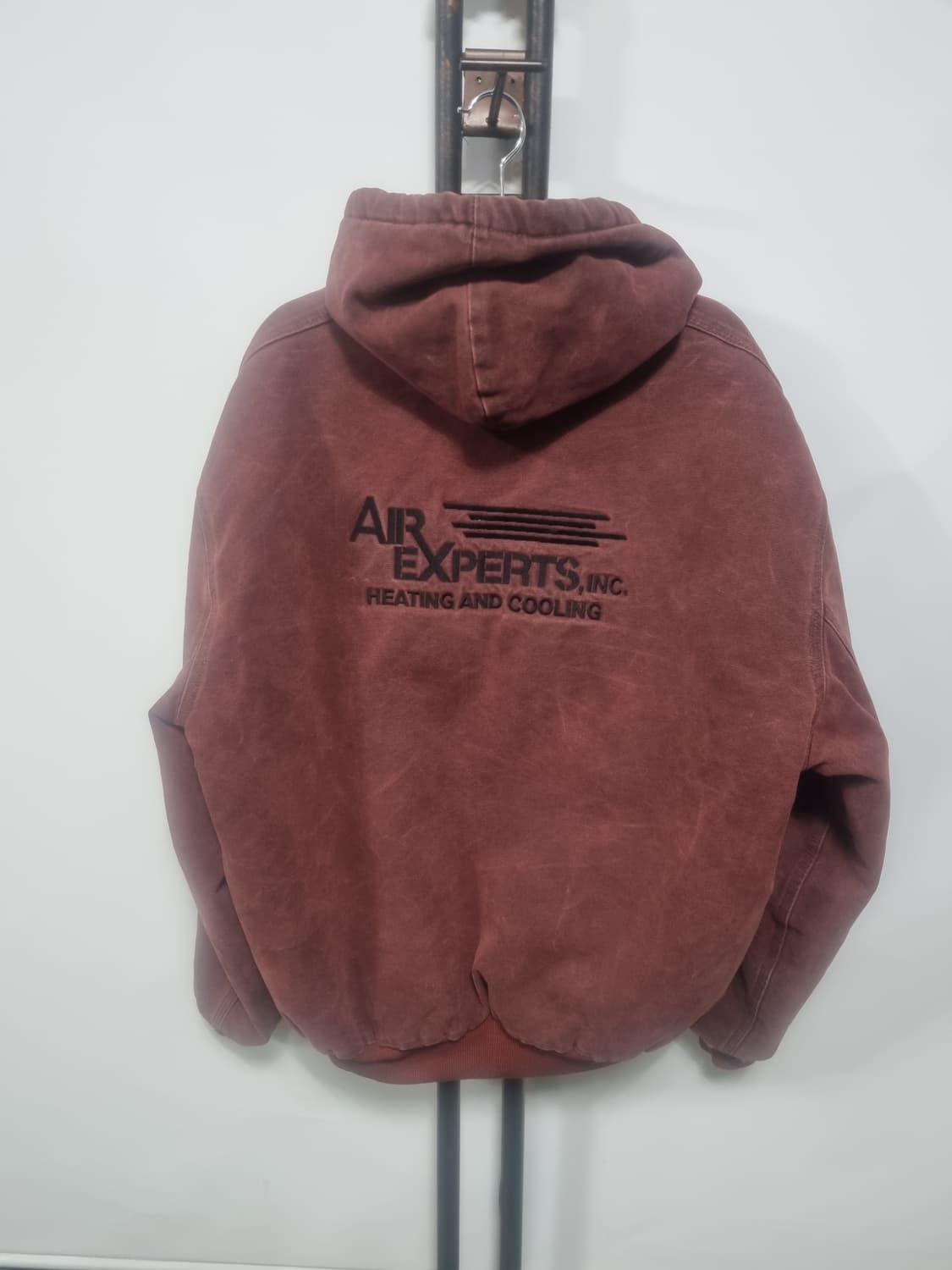 칼하트 후드 워크 자켓(j68brk)  Lennox 콜라보 레드 브라운 상품이미지2