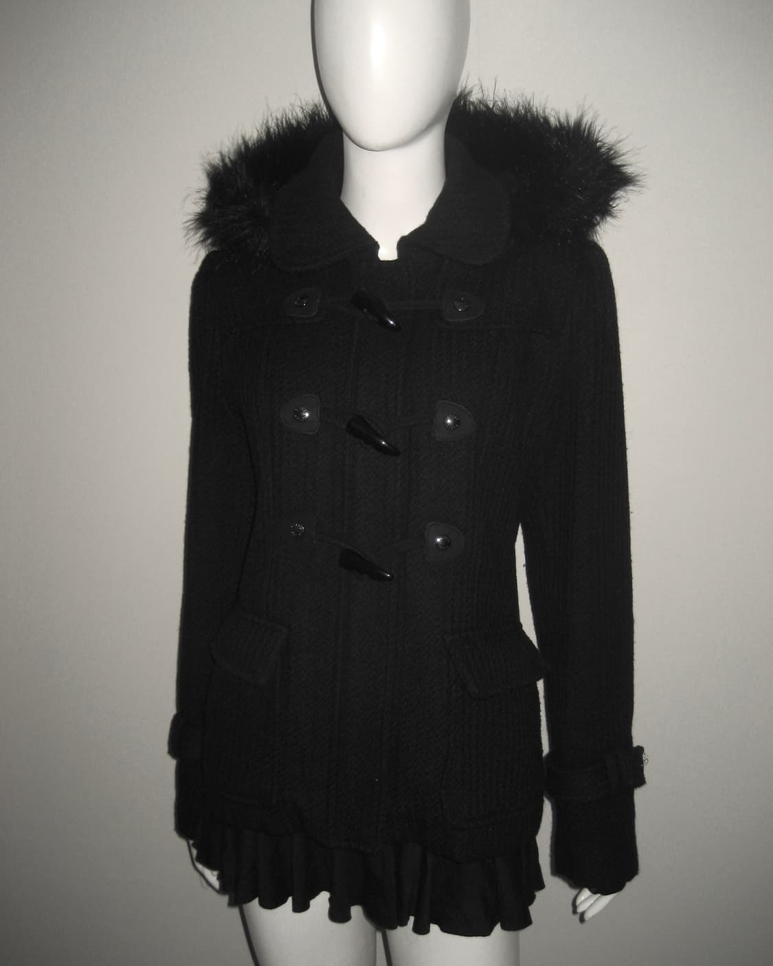 GUESS 게스 퍼 후드 떡볶이 코트 자켓 상품이미지5