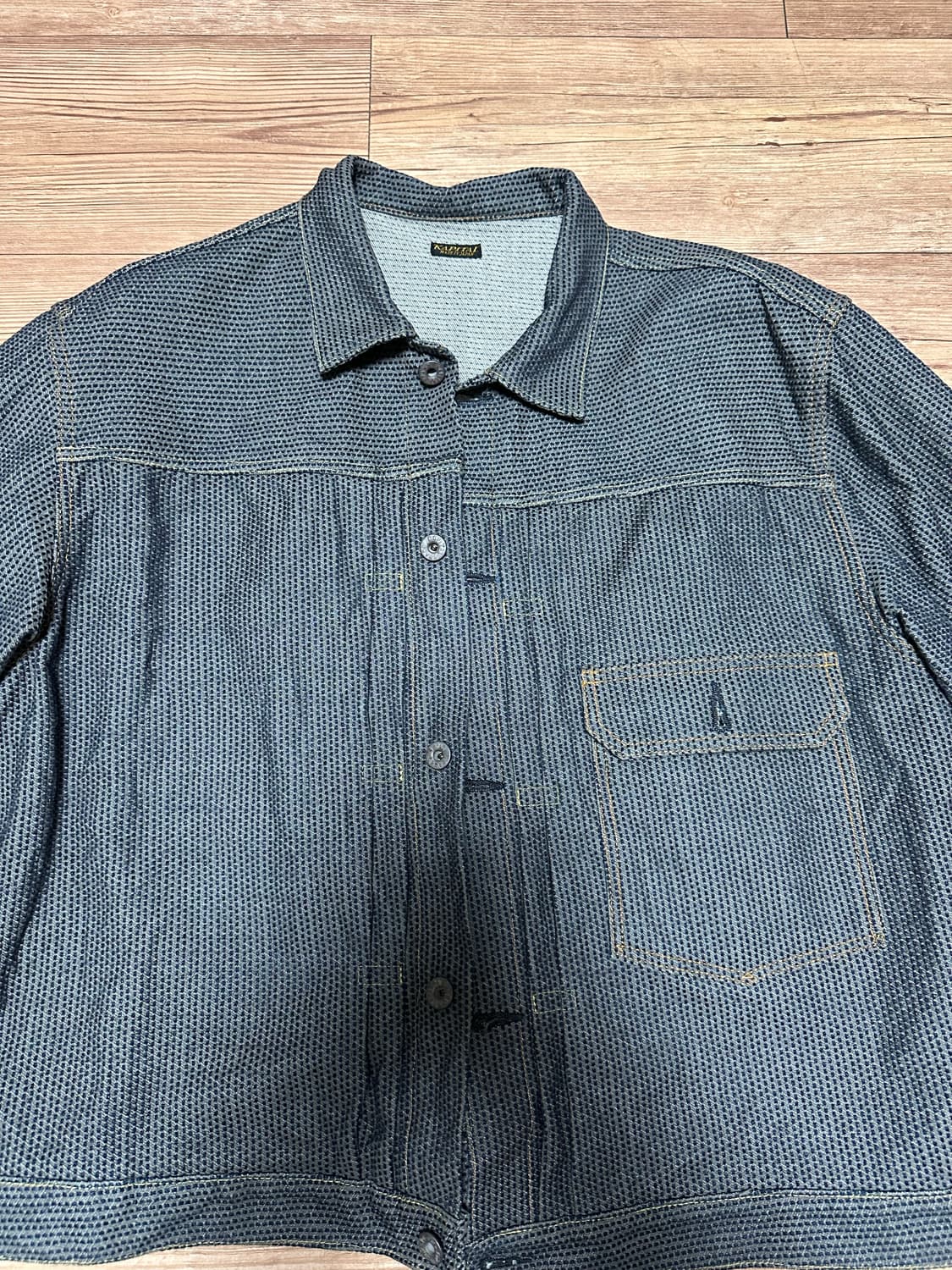 캐피탈 센츄리 데님 자켓 N7S 차콜 5사이즈 소킹 상품이미지4