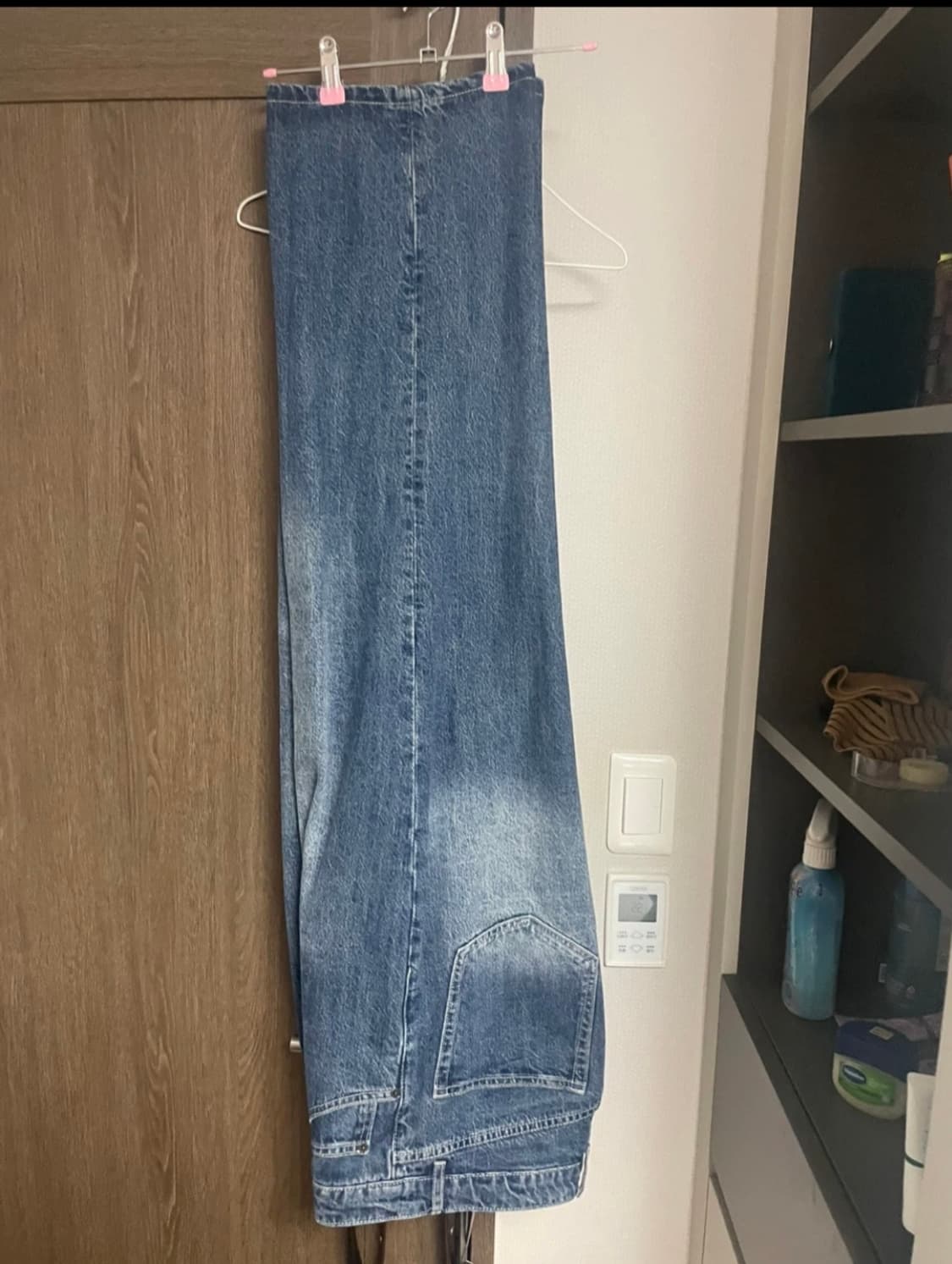 비긴202 원턱 와이드 데님팬츠 상품이미지1