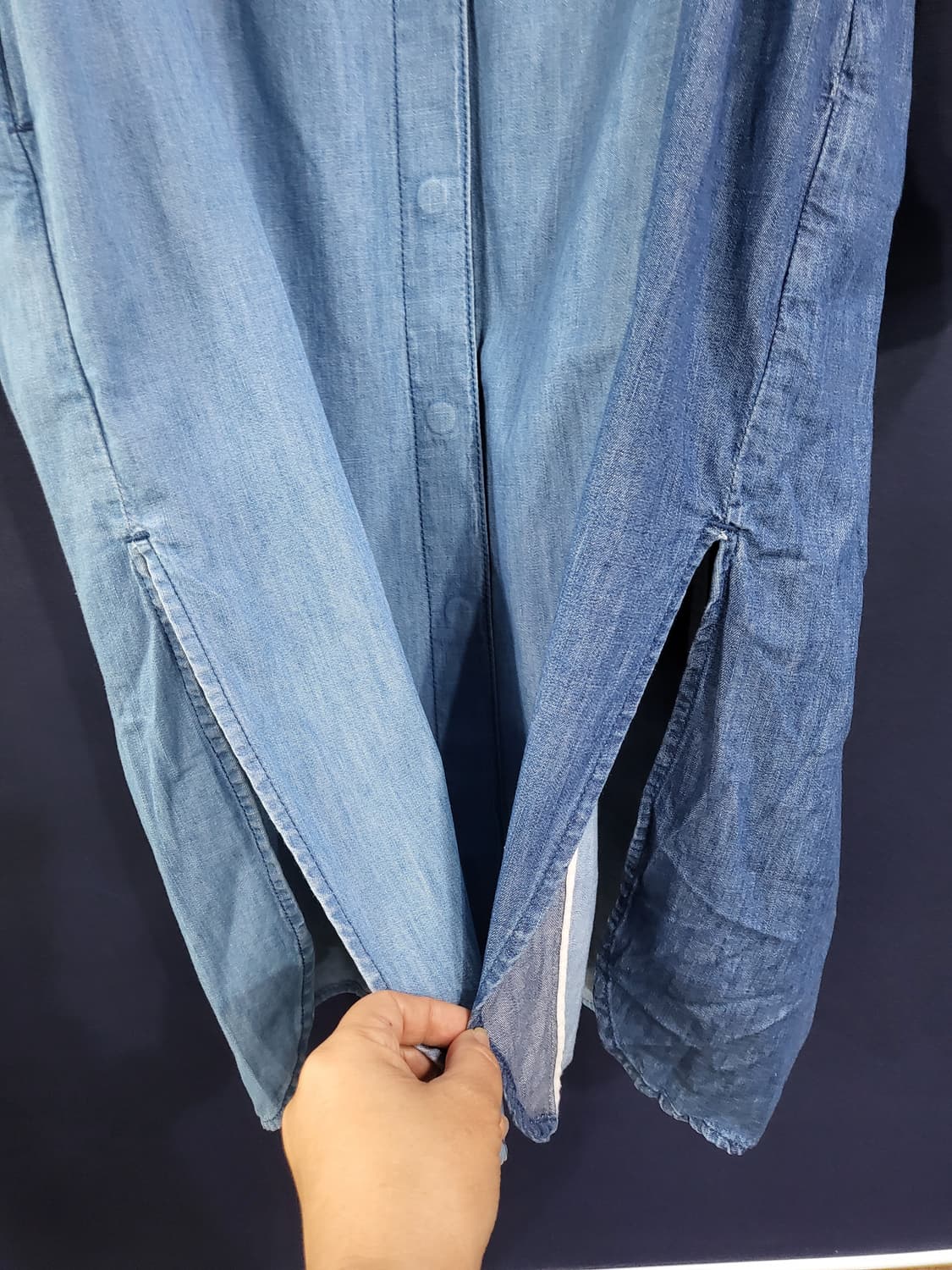 디데무 데님 롱셔츠남방 상품이미지5