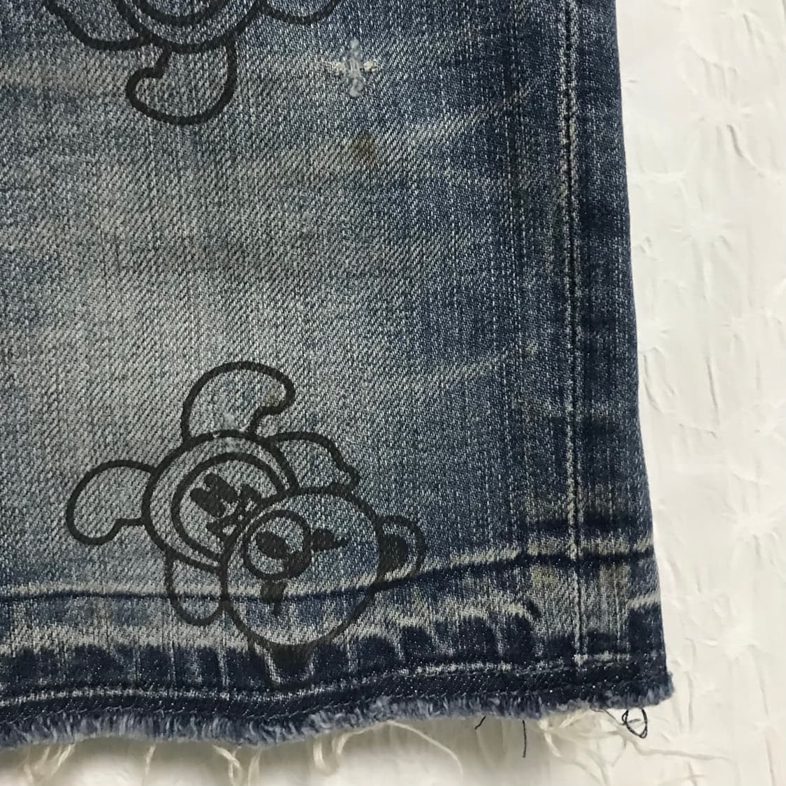 택포•hysteric glamour 히스테릭글래머 퍽 베어 데님 스커트 상품이미지4