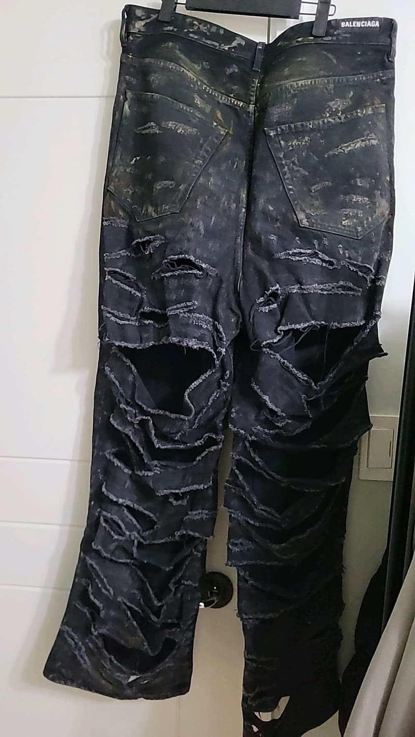 발렌시아가 슈퍼 디스트로이드 팬츠 하드 상품이미지4