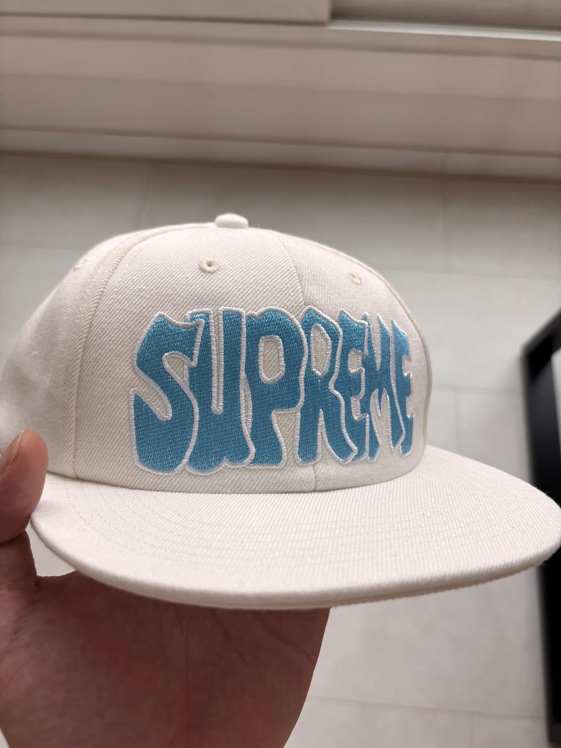 슈프림 24SS 크립 6패널 볼캡 (Stone) 라이트블루 상품이미지2
