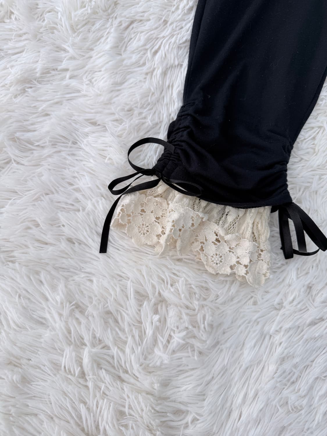 레이스 카프리 레깅스 상품이미지2