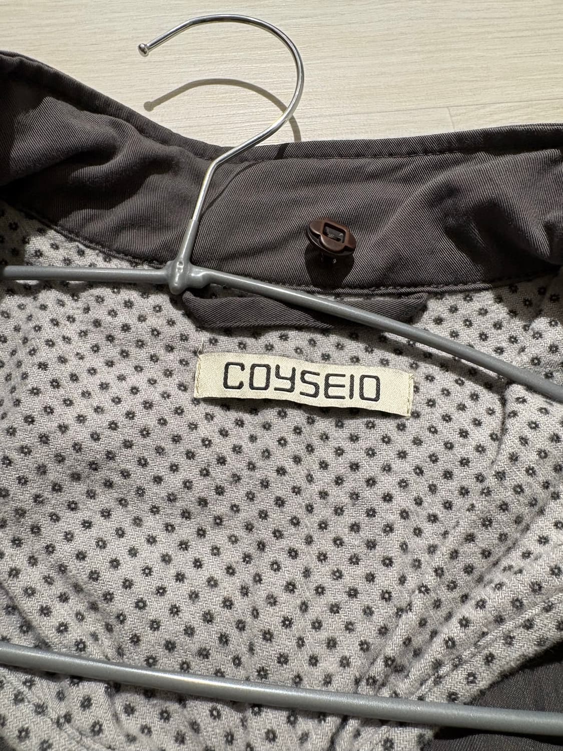 코이세이오 워시드 밀리터리 재킷 머드 차콜 상품이미지3