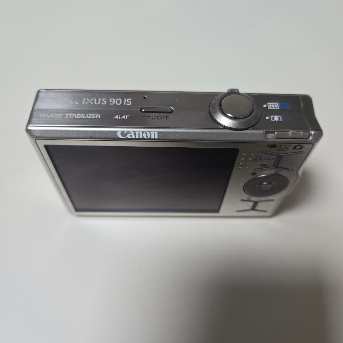 캐논 IXUS 90 IS 실버 색상 디지털 카메라 상품이미지3