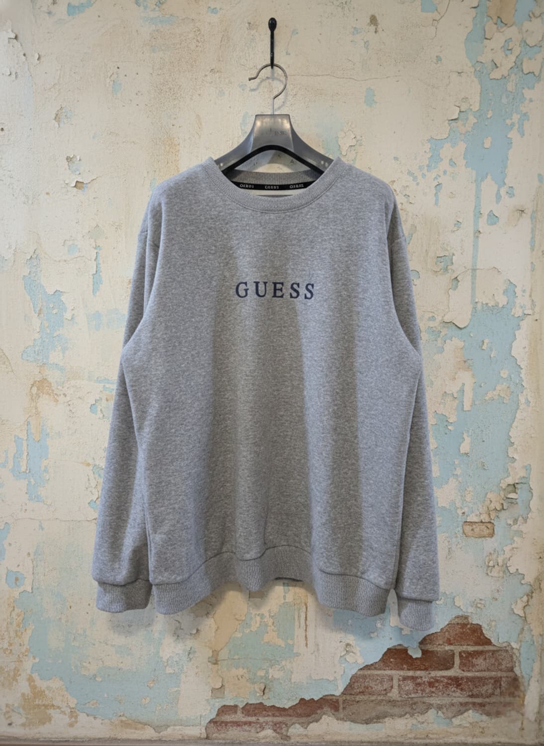 게스 그레이 맨투맨 110(XXL) 상품이미지1