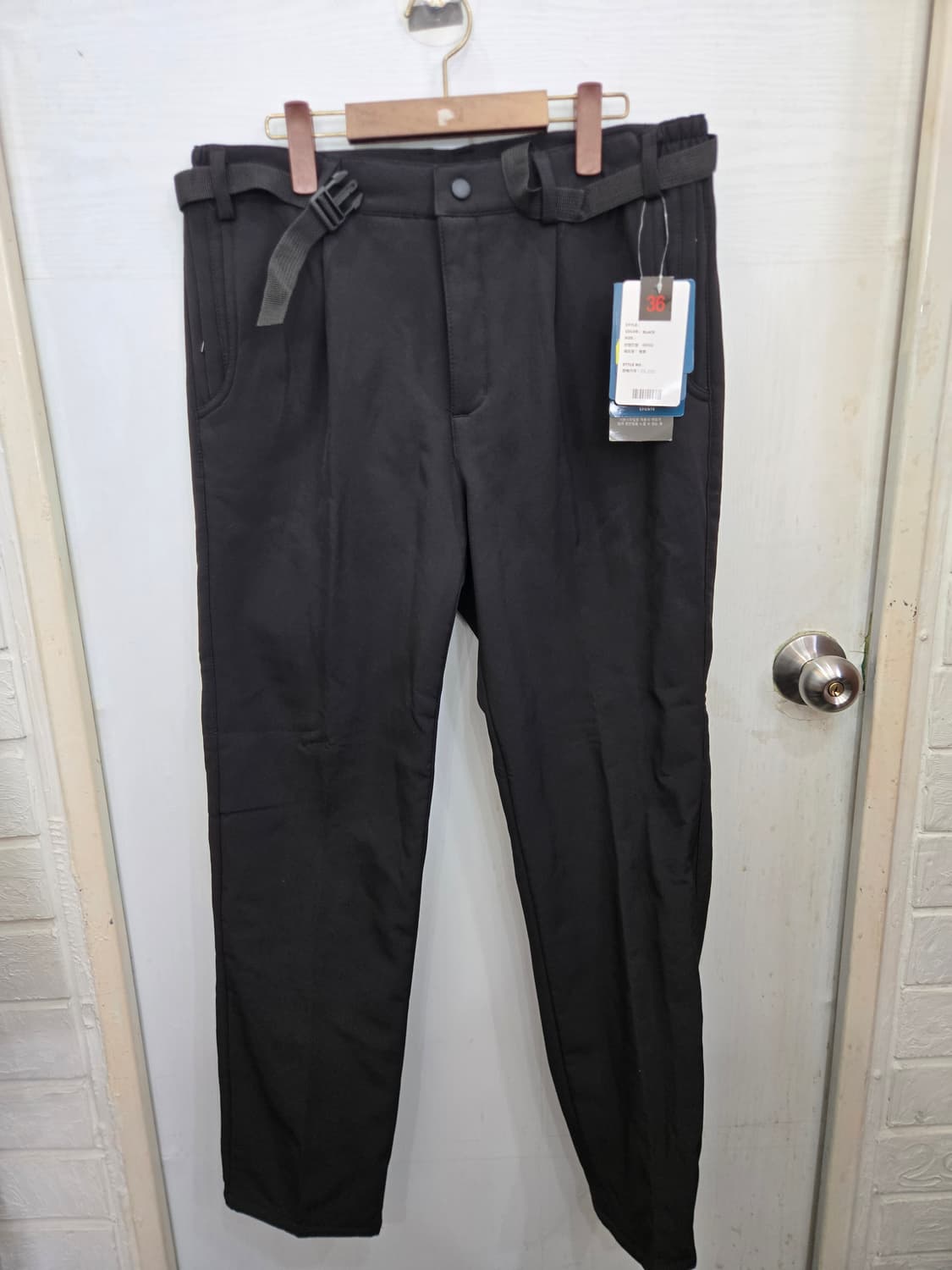 36사이즈,택있는새상품)) AIDA 아이다 기모 바지! 정가69000 상품이미지1