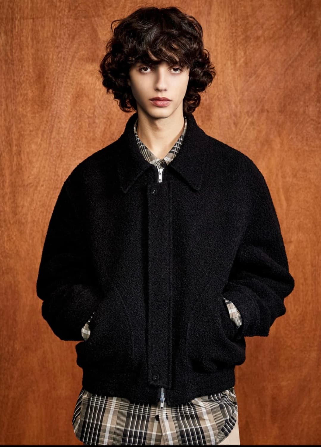 엘무드 부클 블루종 점퍼 44사이즈 상품이미지2