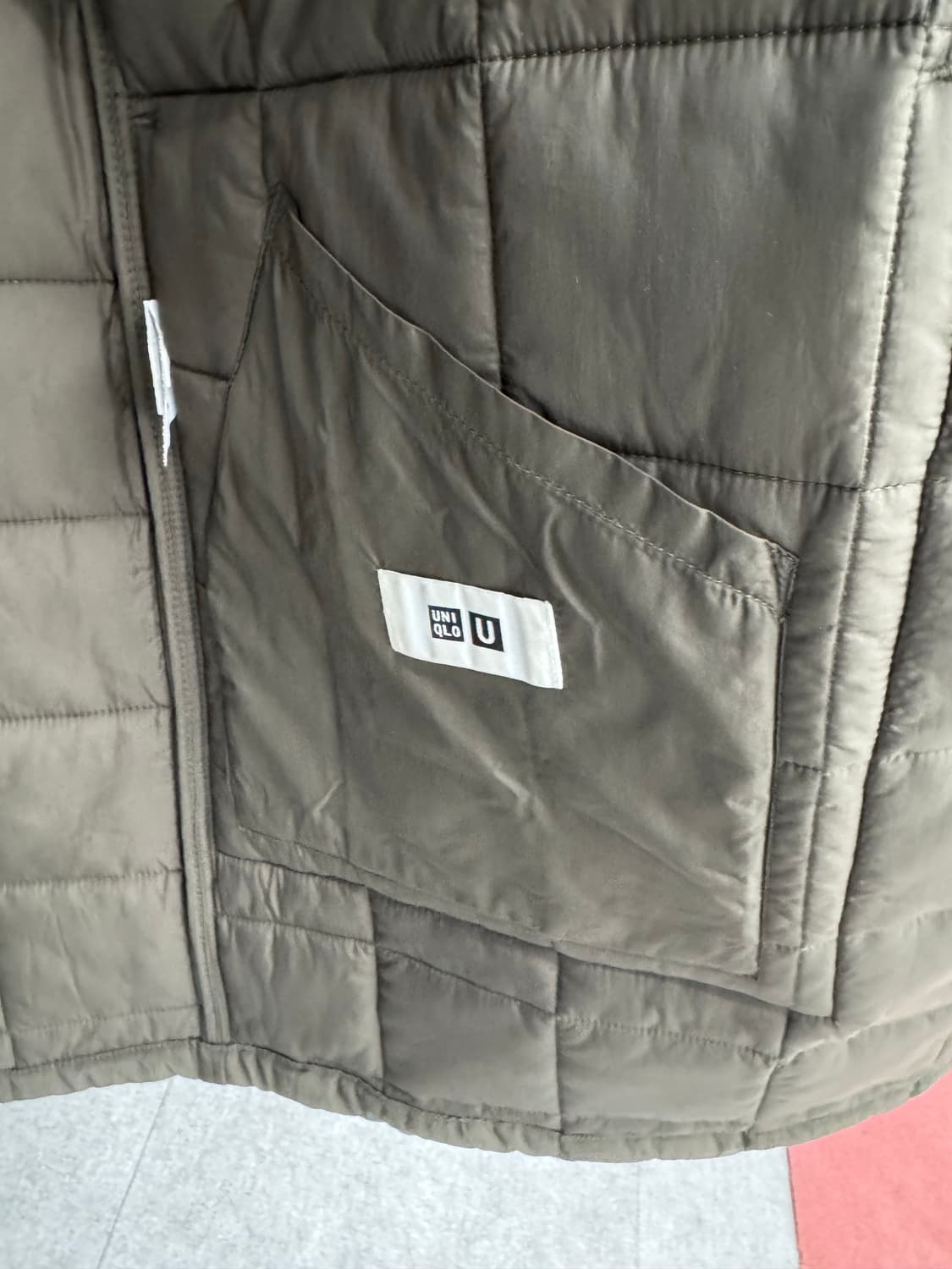 유니클로 U 누빔 코트 L 상품이미지5