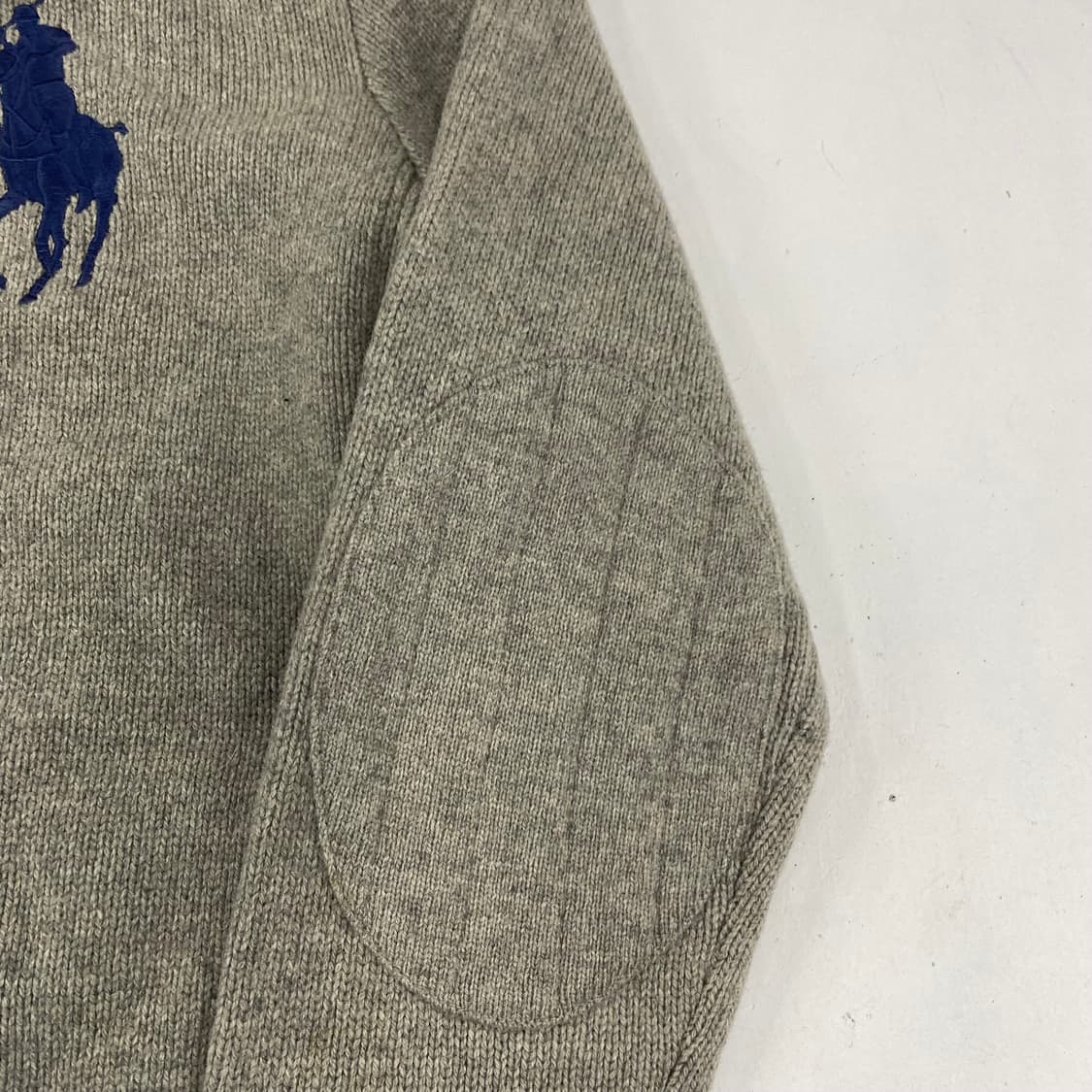 폴로 빅 포니 그레이 니트 집업 (100) 상품이미지5