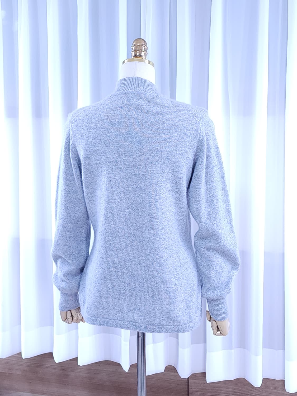 캐시미어100% 반목니트 상품이미지2