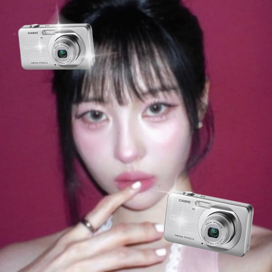 (극미품/카리나, 프리지아,선미픽) Casio 엑슬림 카시오 z80 실버 상품이미지1