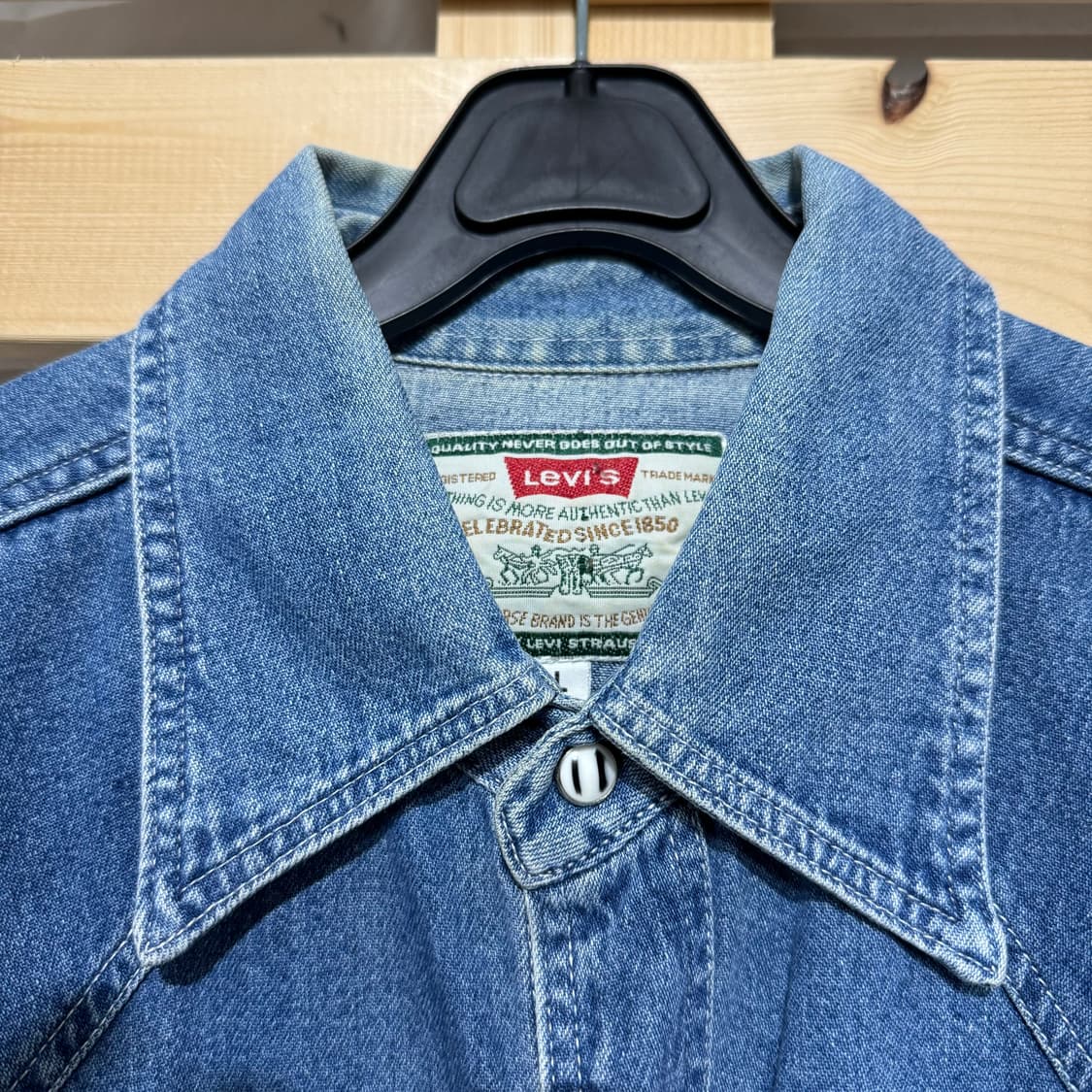 리바이스 웨스턴 데님셔츠 상품이미지4