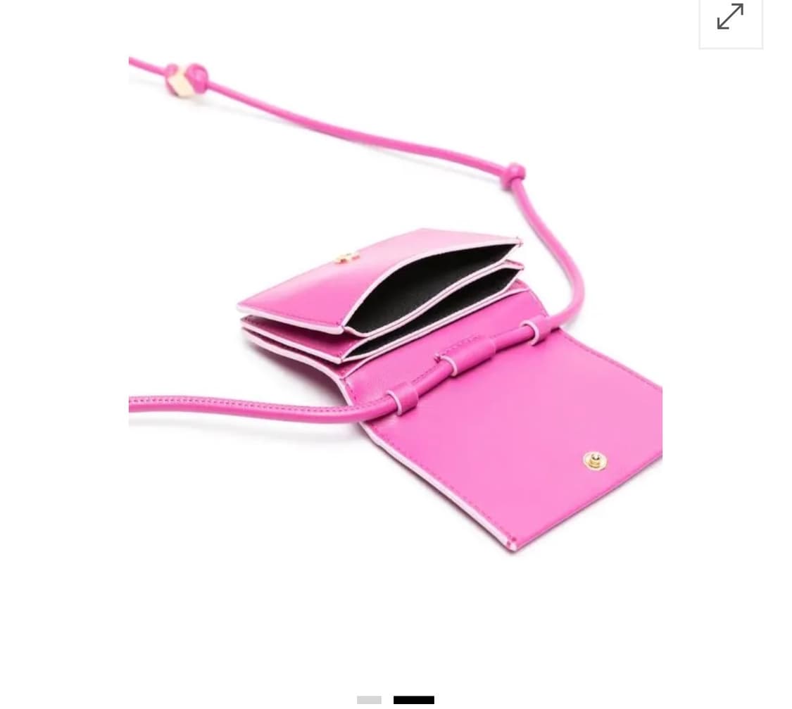 GANNI 핑크 부 지갑 스트랩 상품이미지6