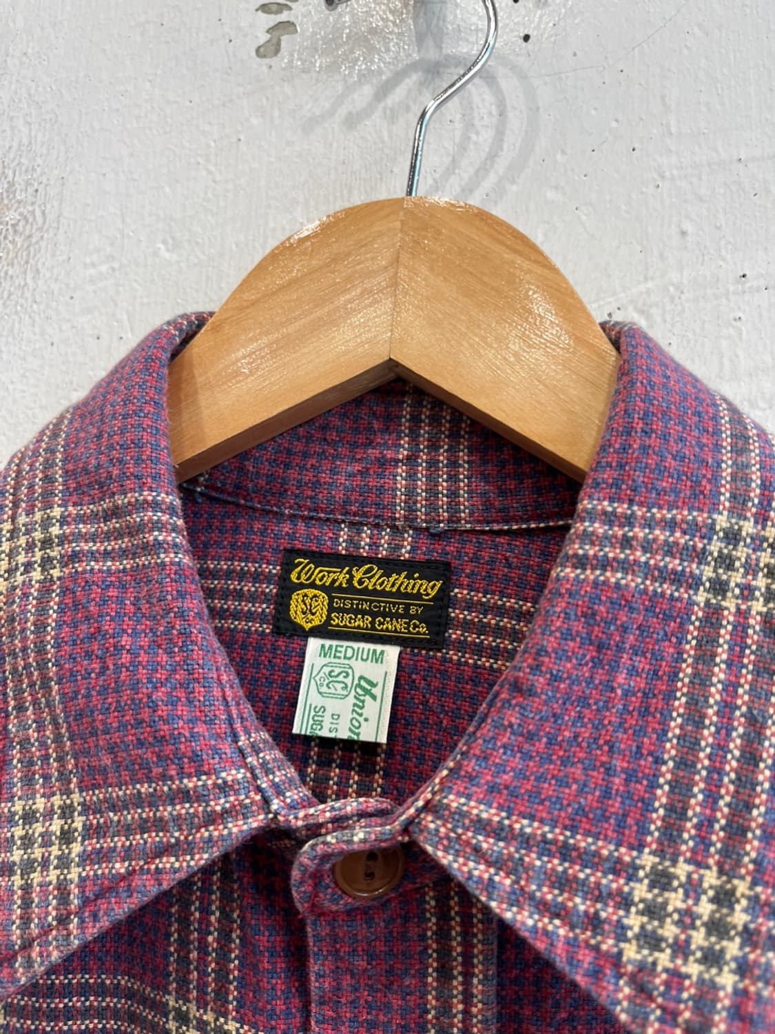 SUGAR CANE 슈가케인 체크셔츠 상품이미지3