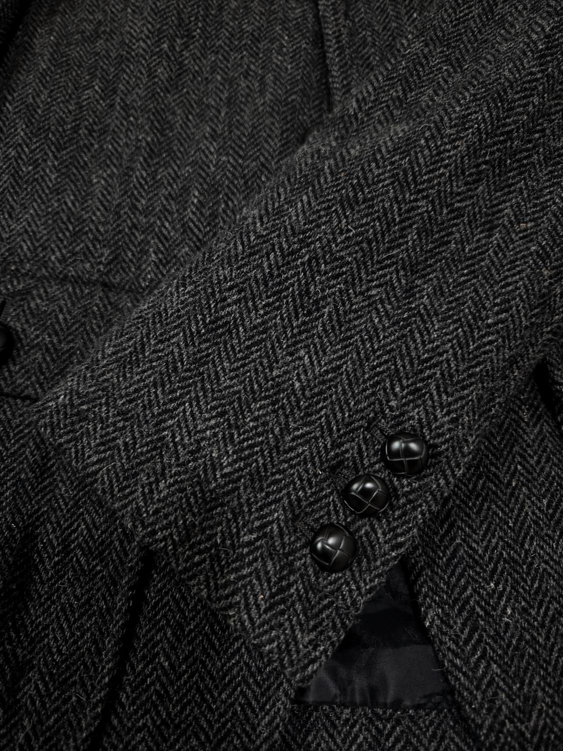 291295HOMME GENUINE 라인 헤링본 재킷 상품이미지5