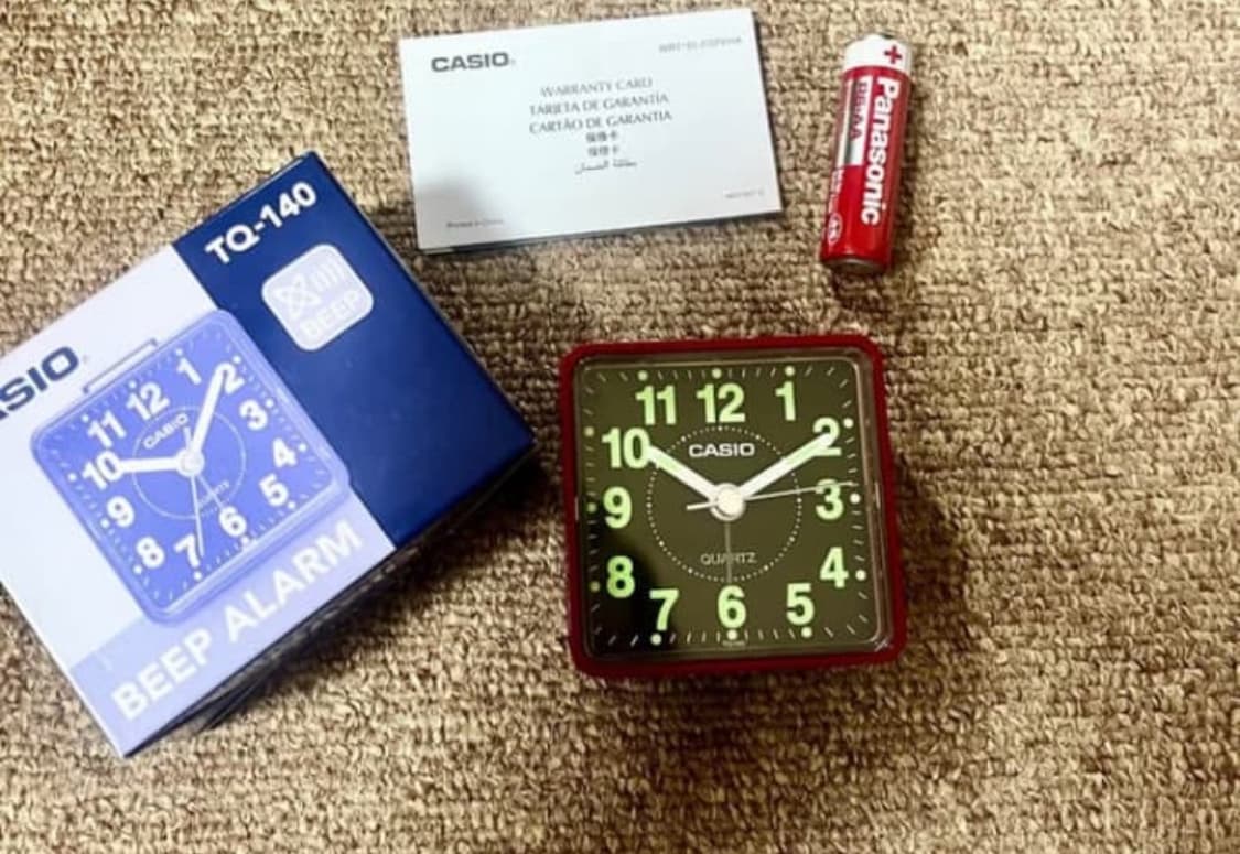 카시오 탁상시계 새상품  상품이미지3