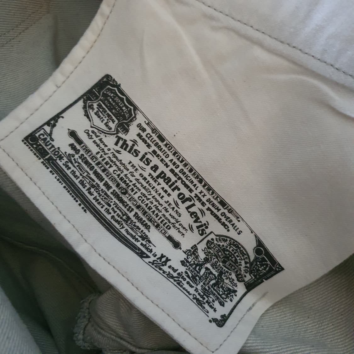 리바이스 501 버튼  데님 no.14 상품이미지6