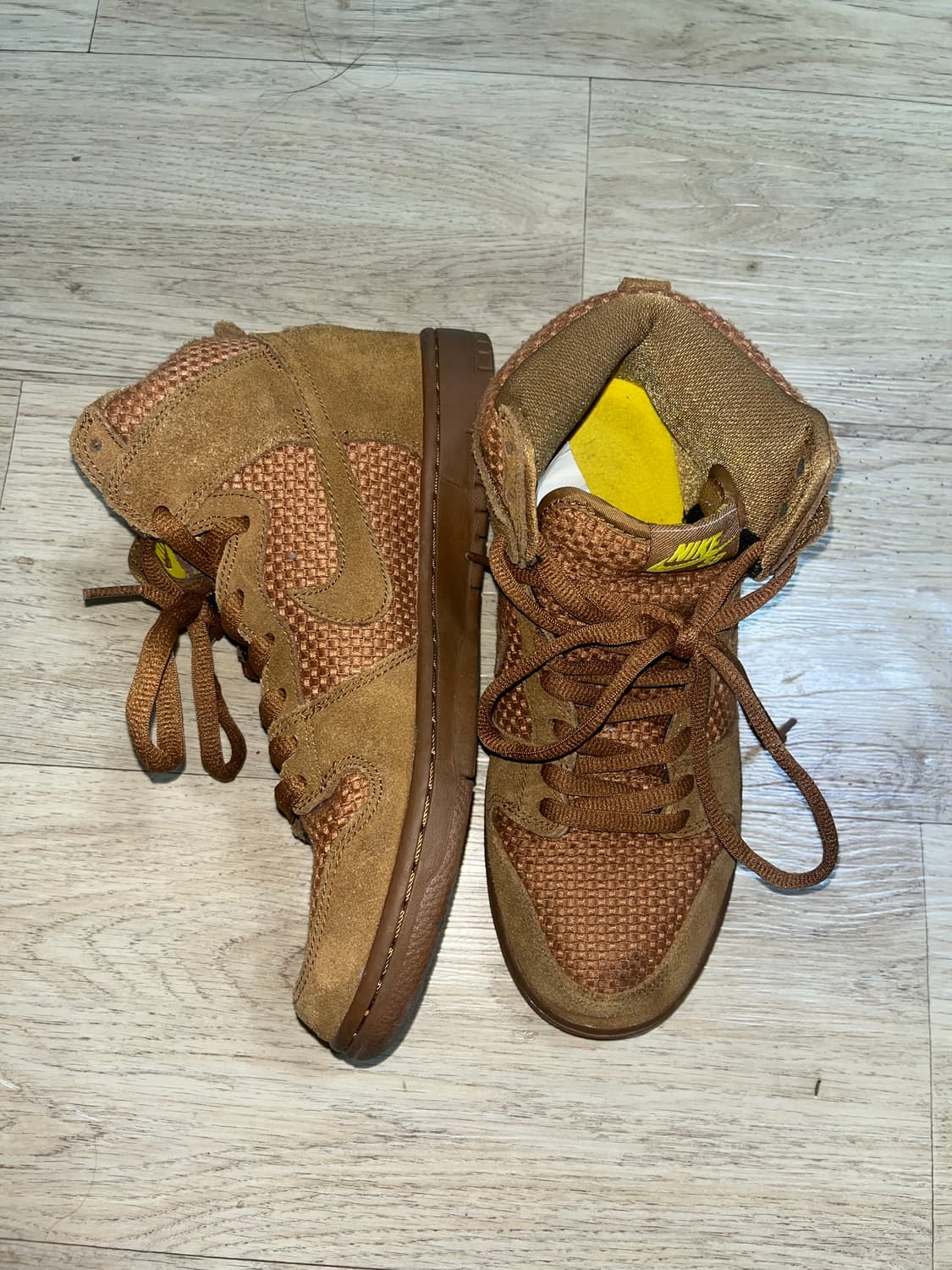 나이키 SB 덩크 하이 프리미엄 브라운 에일 260 상품이미지3