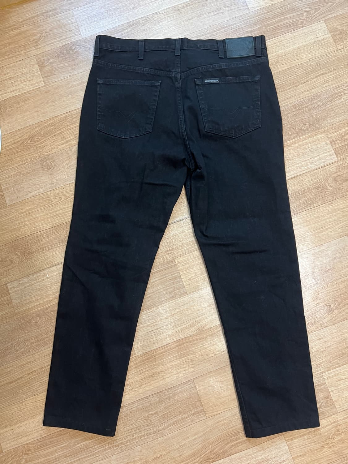 할리데이비슨 모토사이클 블랙 데님 팬츠 상품이미지2