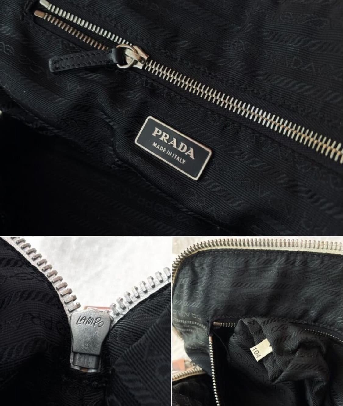PRADA 00'S 아카이브 프라다 비텔로 드라이브 볼링백-해외발송 상품이미지10