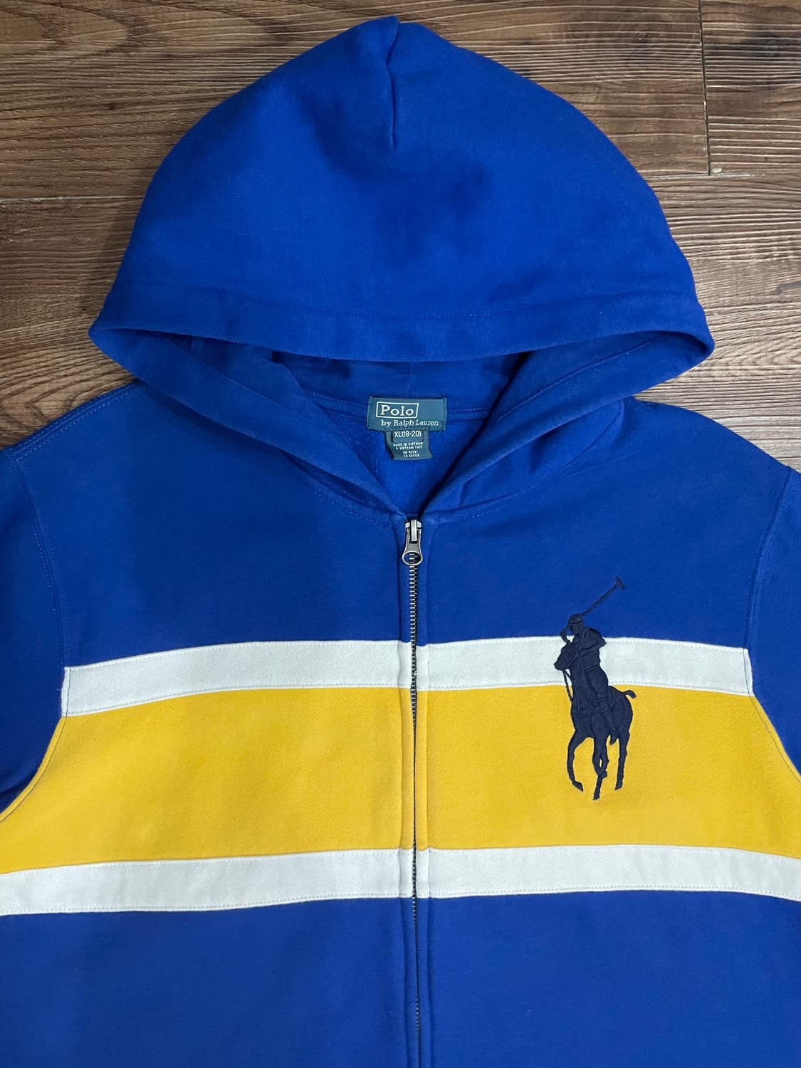 폴로 랄프로렌 빅포니 후드집업 블루 95 상품이미지2